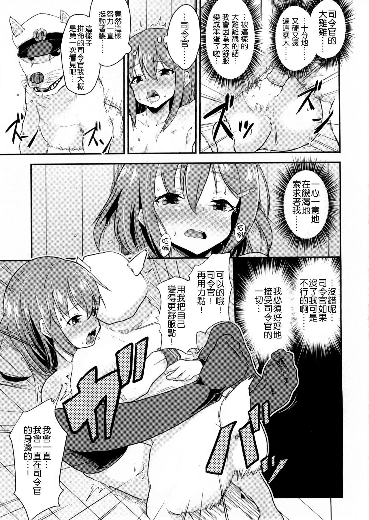 Chichona Shireikan ga Wanko ni Nacchatta!! - Kantai collection Boobies - Page 11