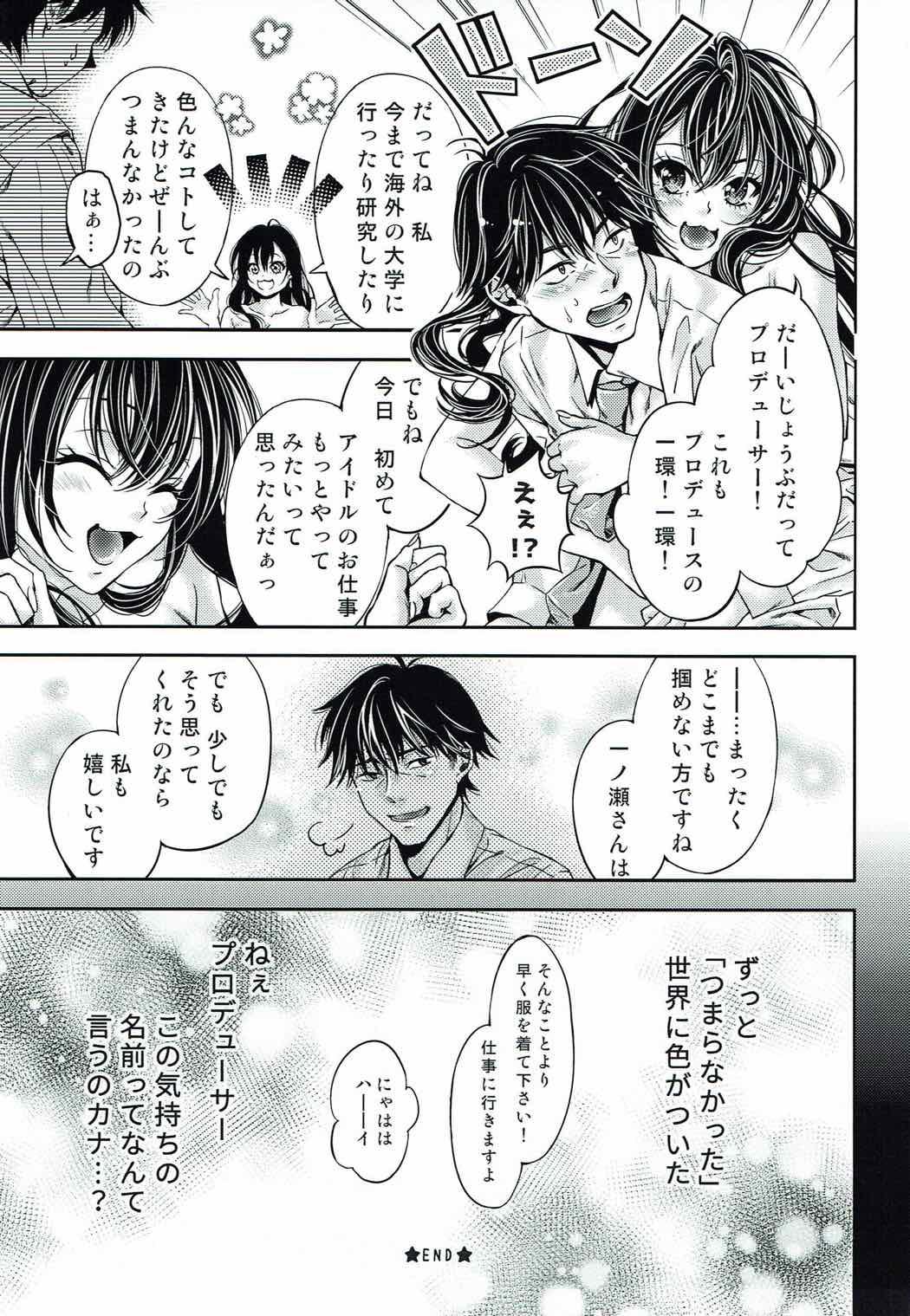 Long Hair Ichinose Shiki no Seitekijoudou Kenkyuu - The idolmaster Secretary - Page 32