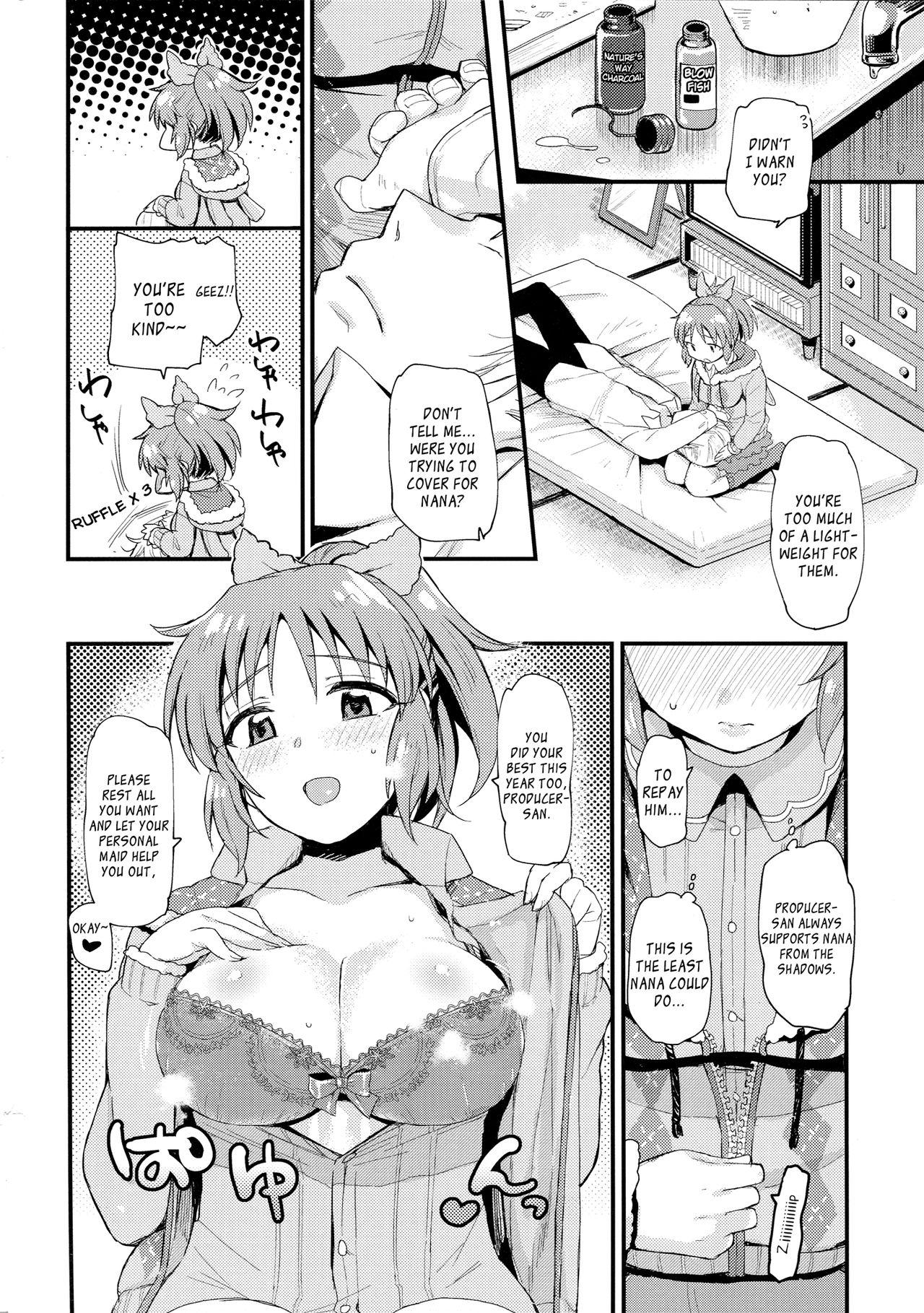 Porno Usamin-sei kara Asagaeri | Coming Home from Usamin Star in the Morning - The idolmaster Police - Page 3