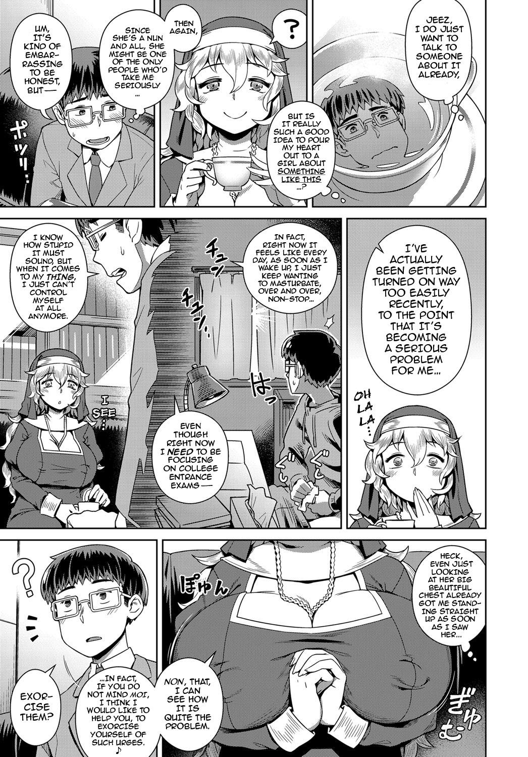 Best Blowjobs Ever Wake ari Seishokusha Ona Yami Soudan | A Certain Sexy Nun’s Masturbation Addict Confessions Full - Page 3