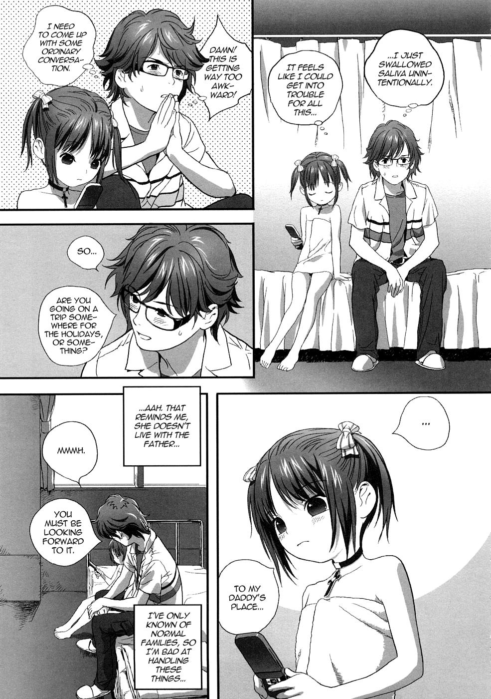 Spit Hyakuyoubako no Futa no Torekata ga Ikashiteru Koutei | Taking Shelter from the Storm Hard Fuck - Page 9