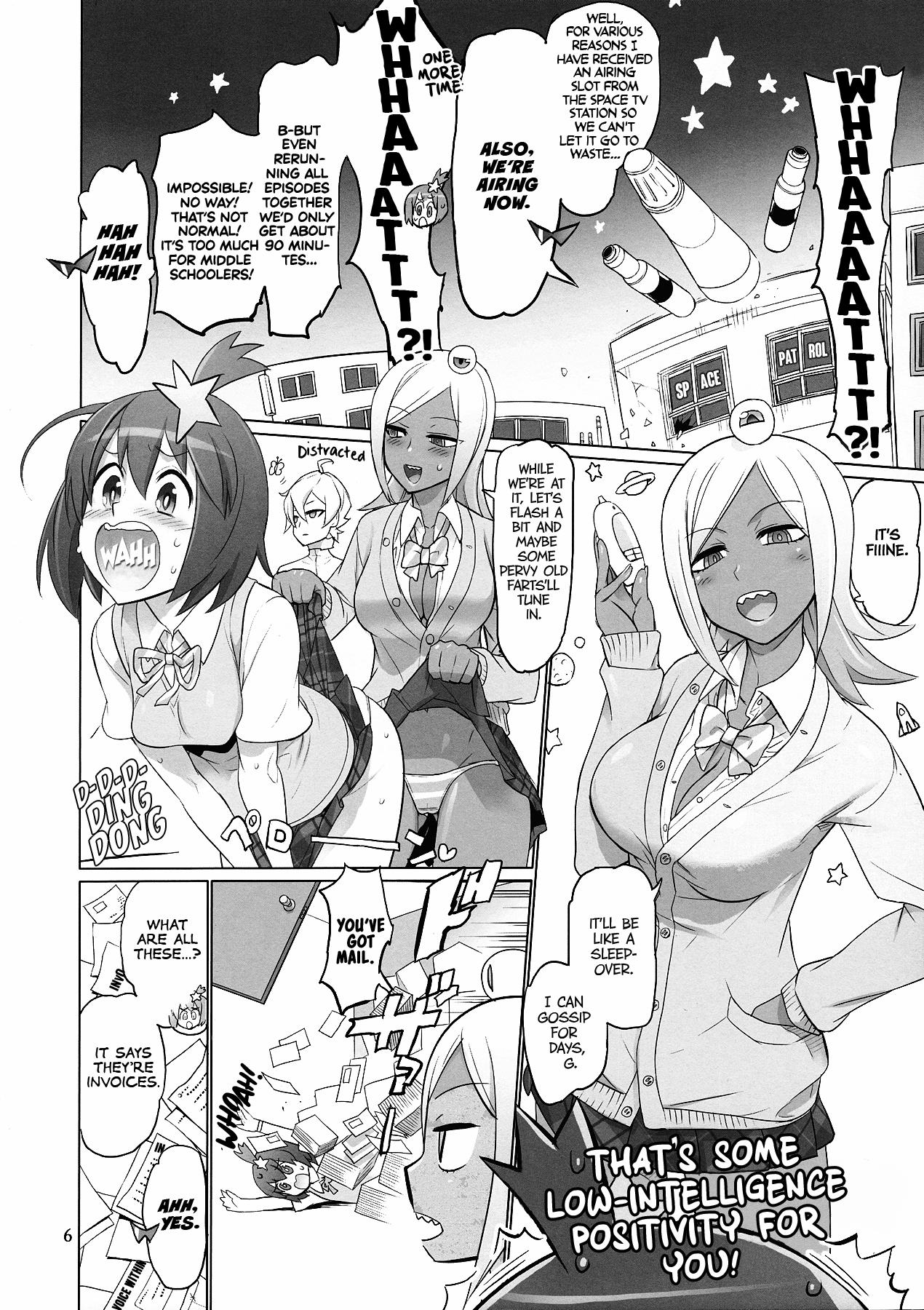 Leite SAVE THE WORLD 24 - Space patrol luluco Cum Swallow - Page 5
