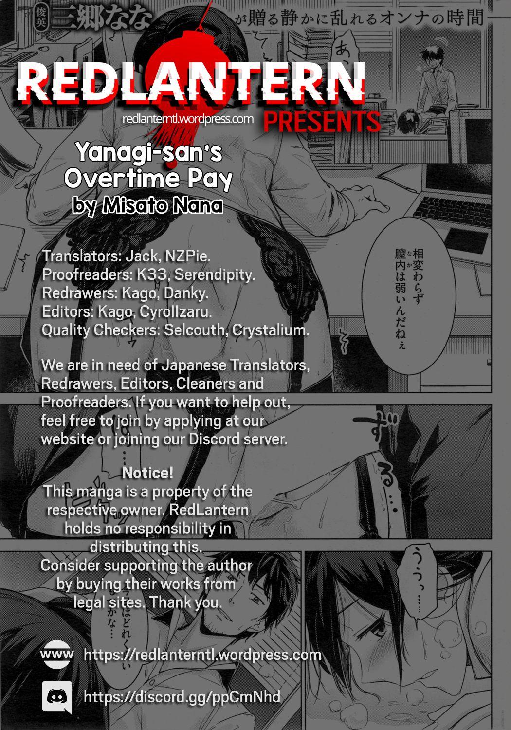 Hotporn [Misato Nana] Yanagi-san no Zangyou Teate | Yanagi-san's Overtime Pay (COMIC Kairakuten BEAST 2014-04) [English] [Redlantern] No Condom - Page 17