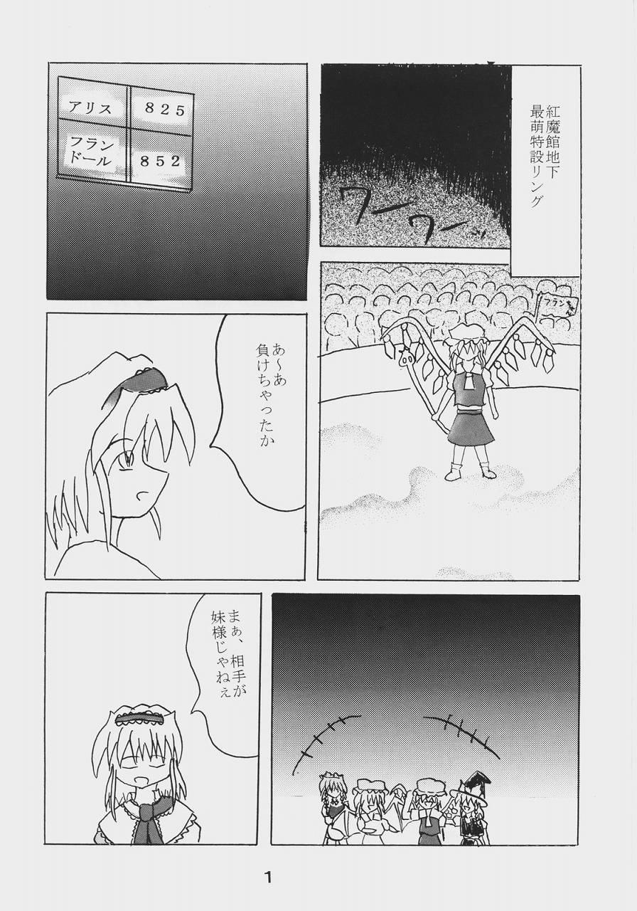 Muscular Alice Necho Cartoons - Touhou project Desi - Page 3