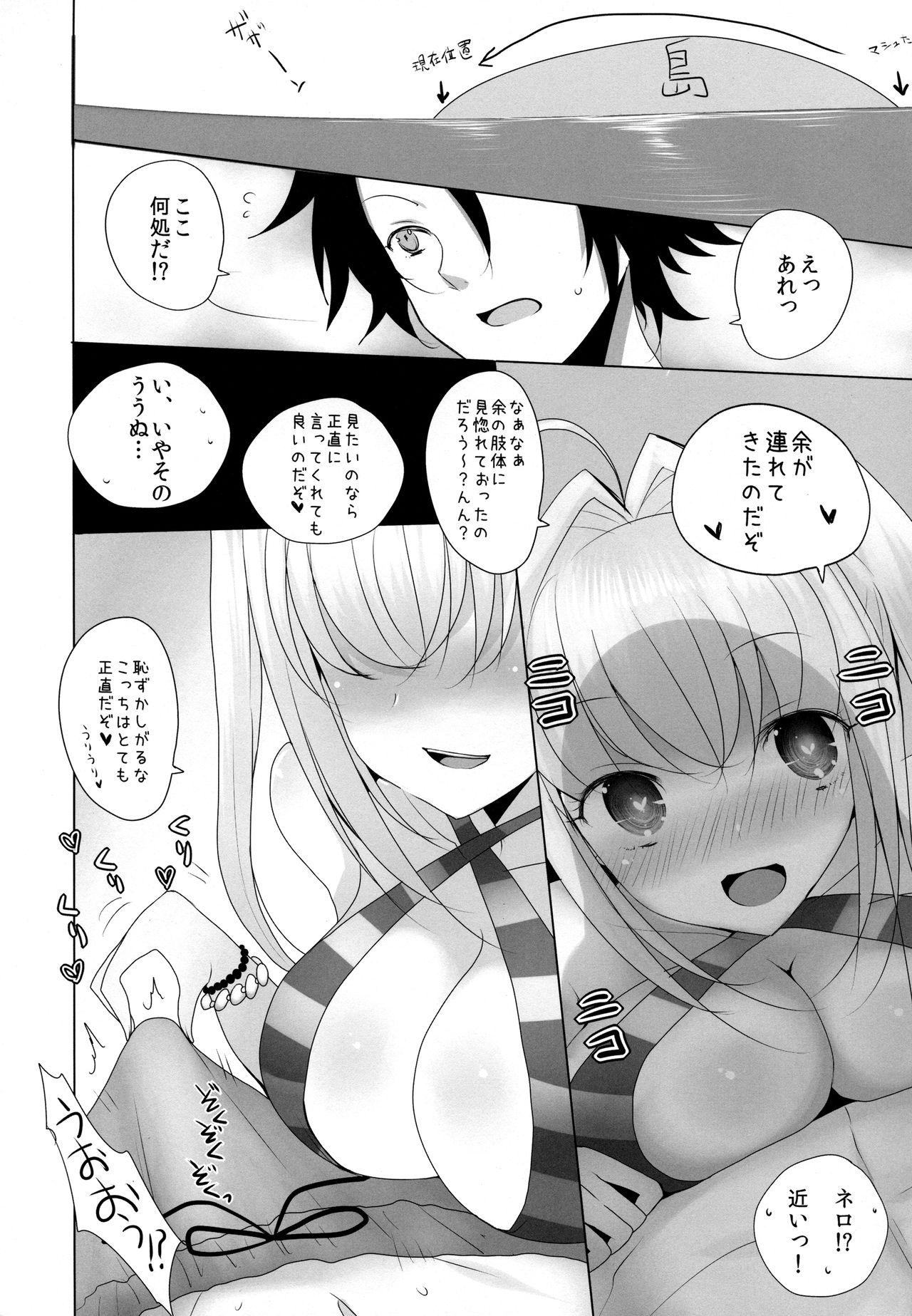 Female Nero ni Oppai de Shite Morau Hon - Fate grand order Free Blow Job - Page 6