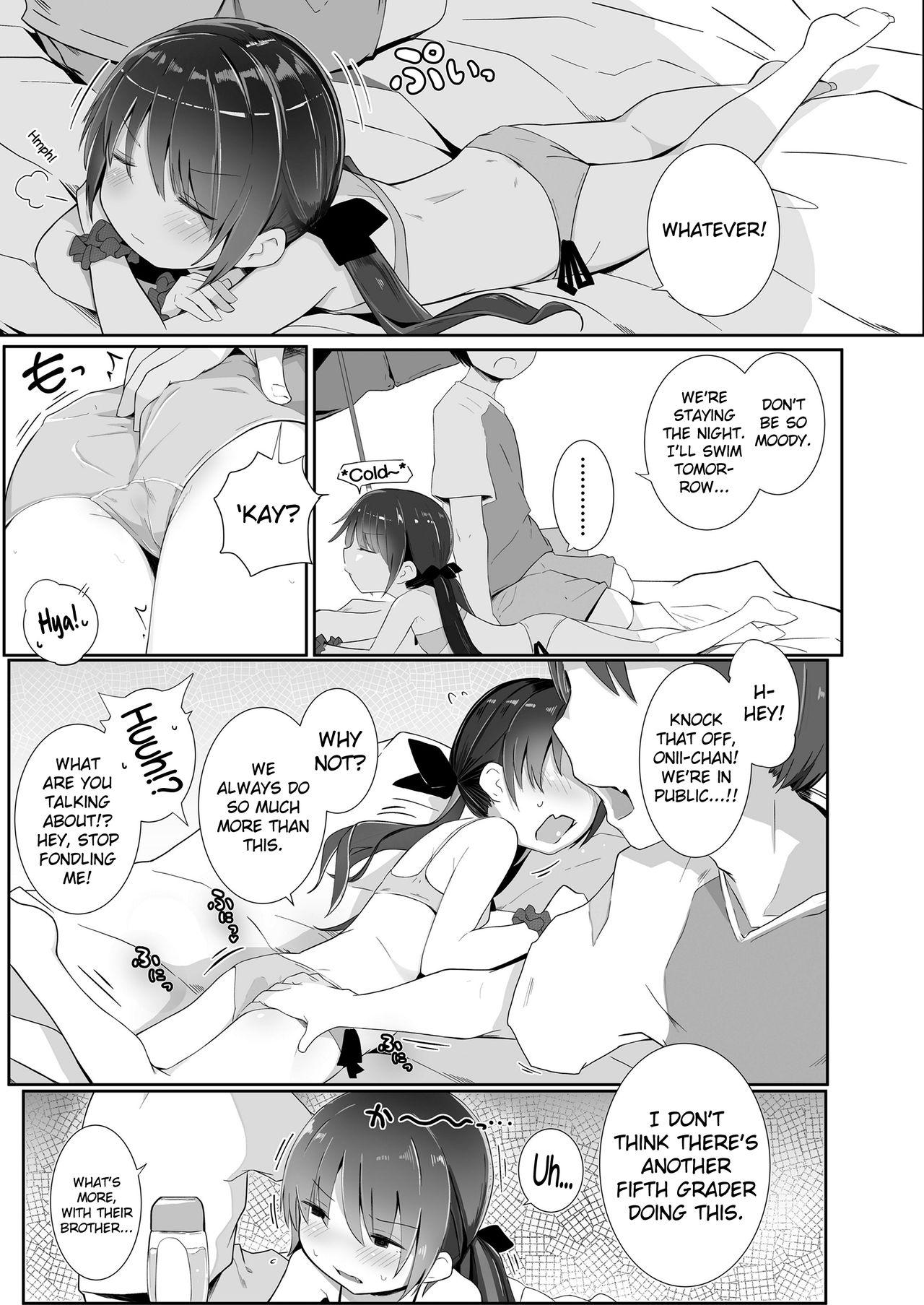 Outside Imouto Summer 3some - Page 3