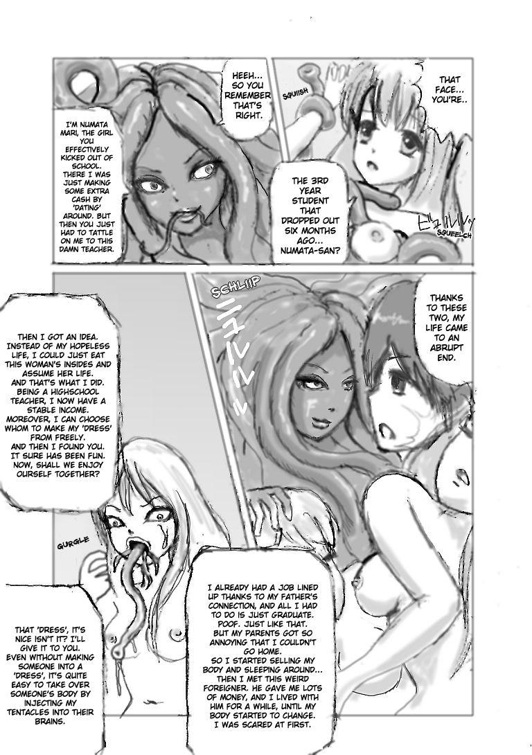Teenxxx Shokushu Chuui /Beware of Tentacles - Shakugan no shana Lesbos - Page 8