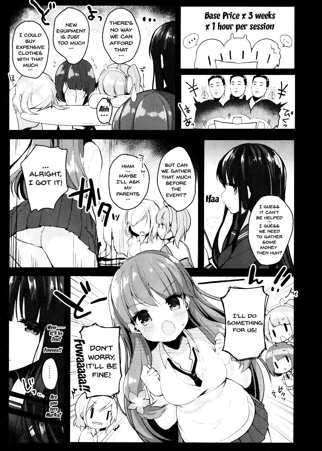 Groupfuck Enkou Shitemo Zettai Daijoubu da yo! ...ne? | Just a little compensated dating will be okay!... Right? - Hinabita Hot Girl Pussy - Page 5