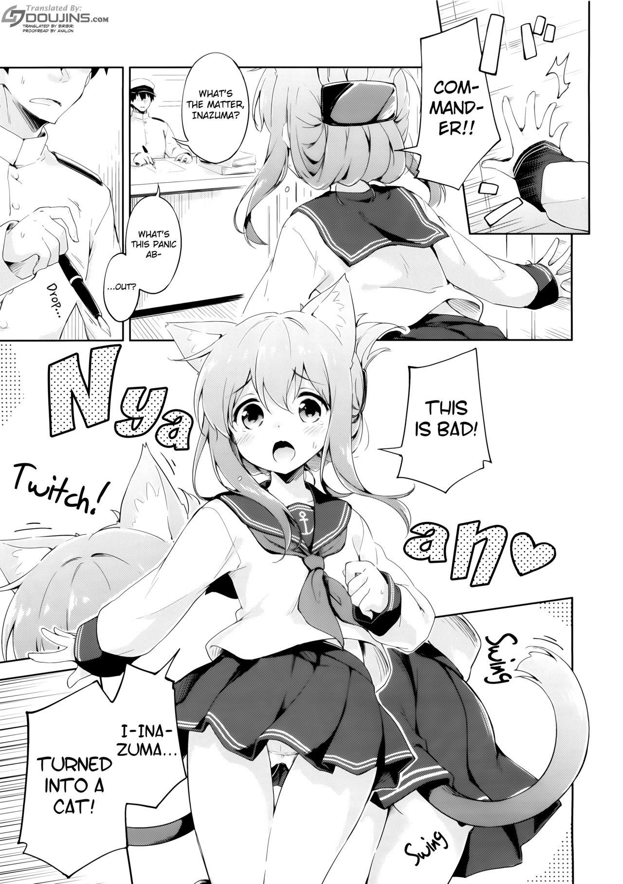 Ginger Inyaduma wa Hatsujouki - Inyaduma is in Estrus - Kantai collection Doggystyle Porn - Page 2