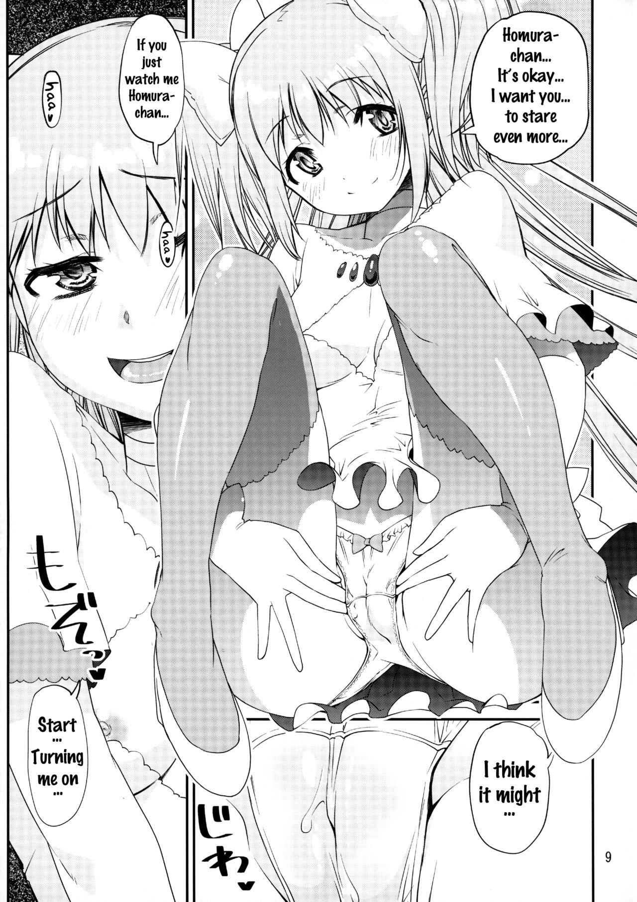 Footfetish Kami to Akuma no Pantsu Jijou | The God and Devil Panty Situation - Puella magi madoka magica Orgasm - Page 8