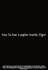Hariko no Tora no Aishikata | How to Love a Papier Mache Tiger 4