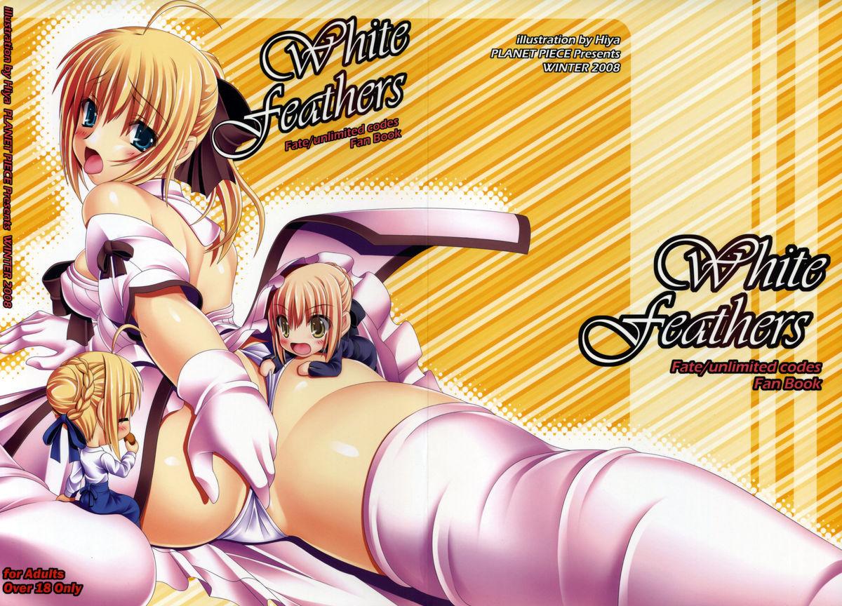 Menage white feathers - Fate stay night Pounding - Picture 1