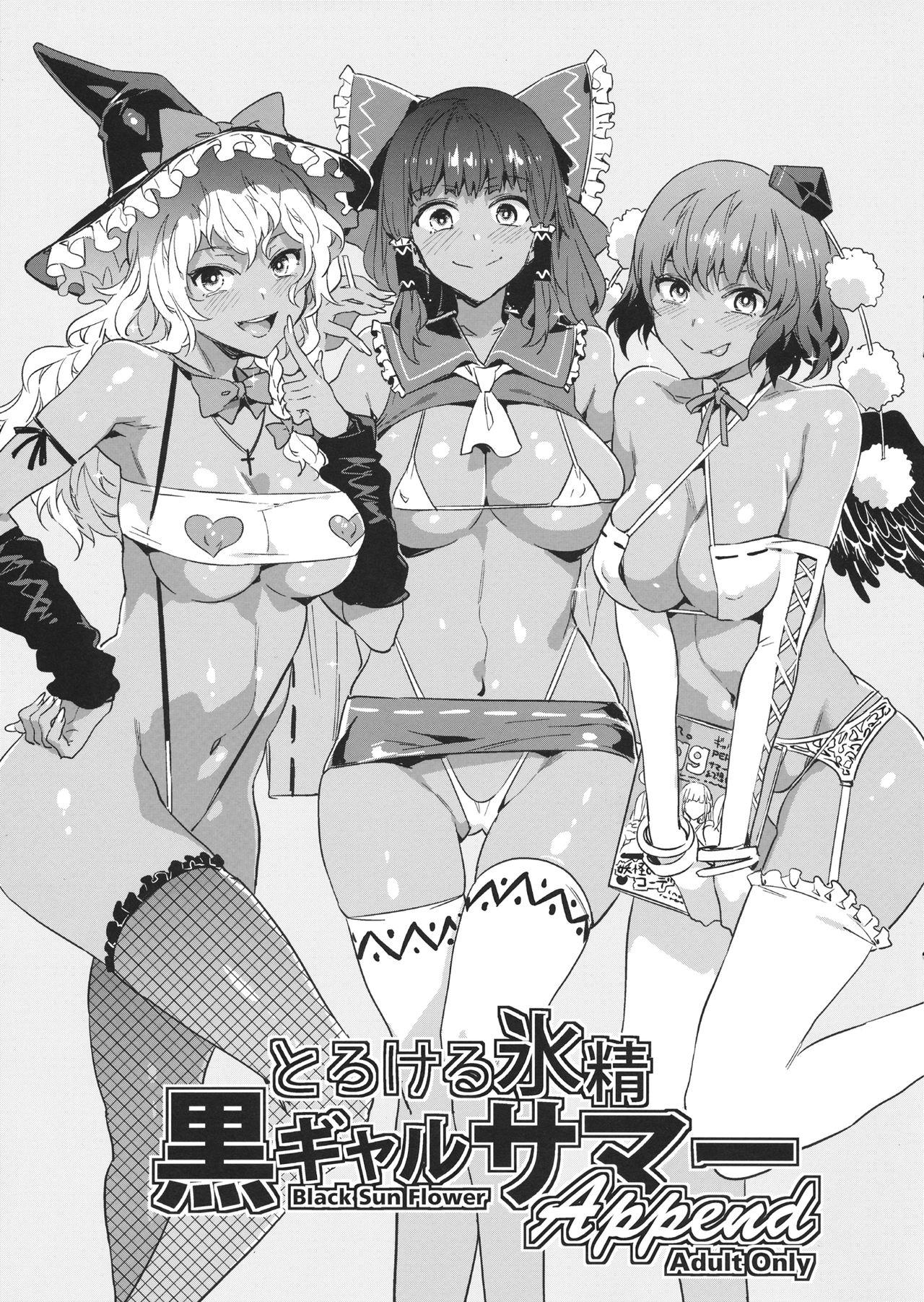 Free Hard Core Porn Torokeru Hyousei Kuro Gal Summer Append - Touhou project Cum Swallow - Page 2