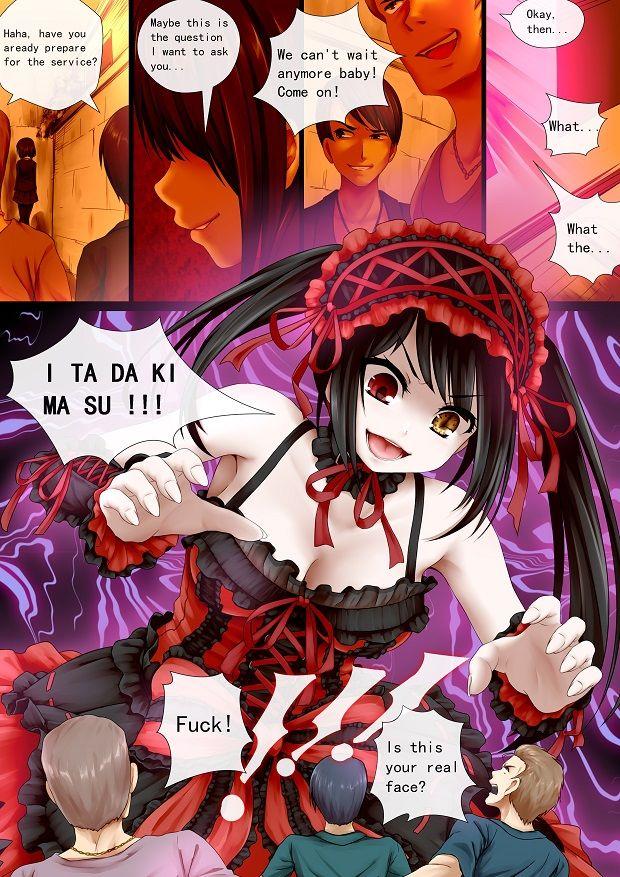 Anal Play Kurumi's Parallel Timeline - Date a live Cumswallow - Picture 1