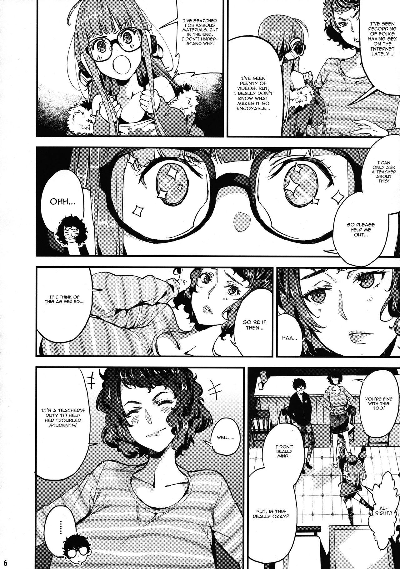 Morena Kawakami Sensei to Futaba no Himitsu Kojin Jugyou - Persona 5 Uncensored - Page 6
