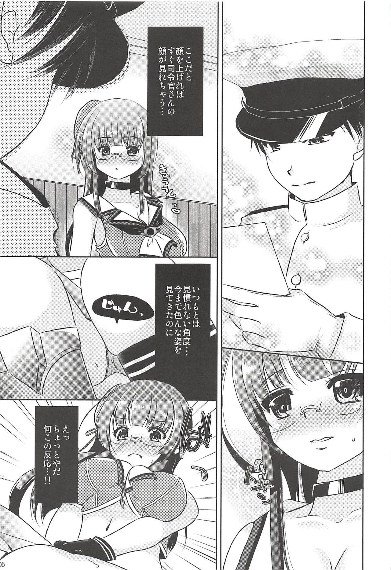 Fucking Hard Anata no Tonari de Ecchi na Koto o Kangaete Shimaun desu - Kantai collection Threeway - Page 4