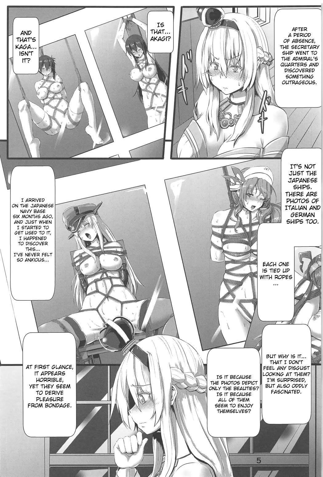 Girls Bind Ship - Kantai collection Rebolando - Page 4