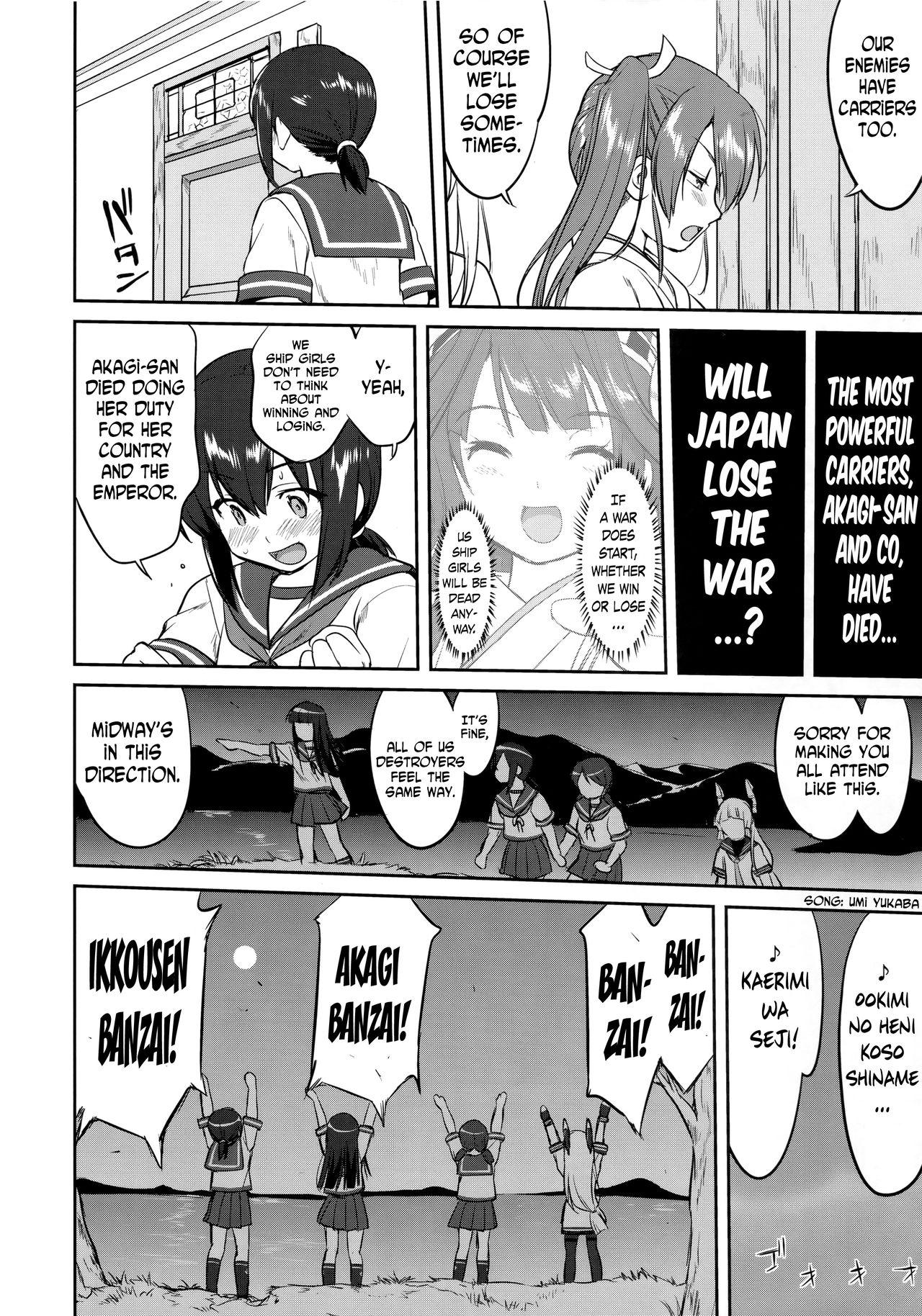 Asian Teitoku no Ketsudan - Tetsutei Kaikyou | Admiral's Decision: Iron Bottom Sound - Kantai collection Girl Fucked Hard - Page 9