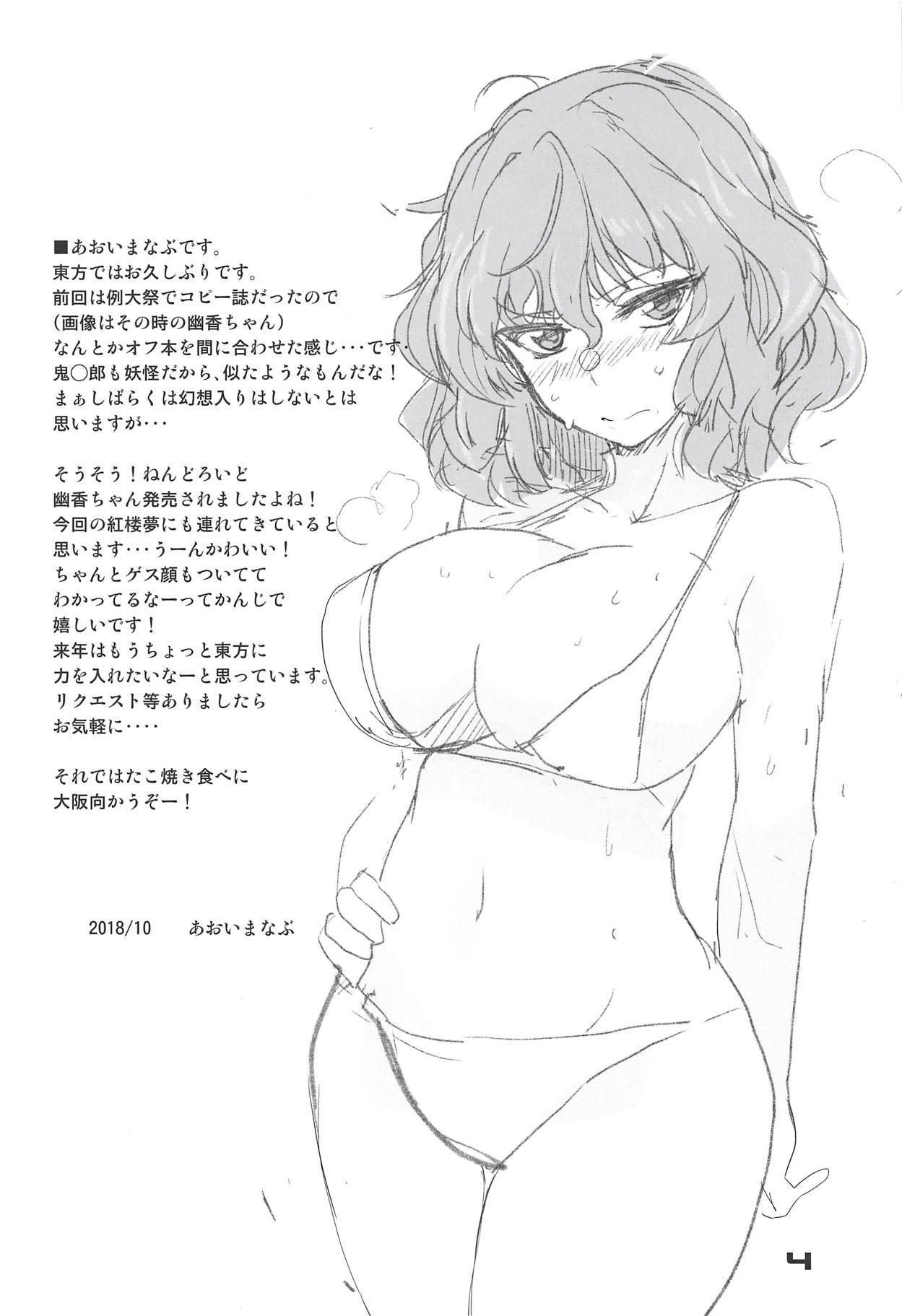 Cum On Tits Kazami Yuuka no Shirikodama - Touhou project Exotic - Page 3