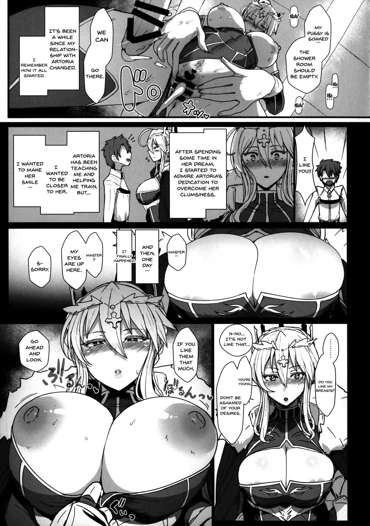 Loira Muttsuri Chichiue Torotoro Koubi | Sullen Big Breasted Wet Mating - Fate grand order Indian - Page 6