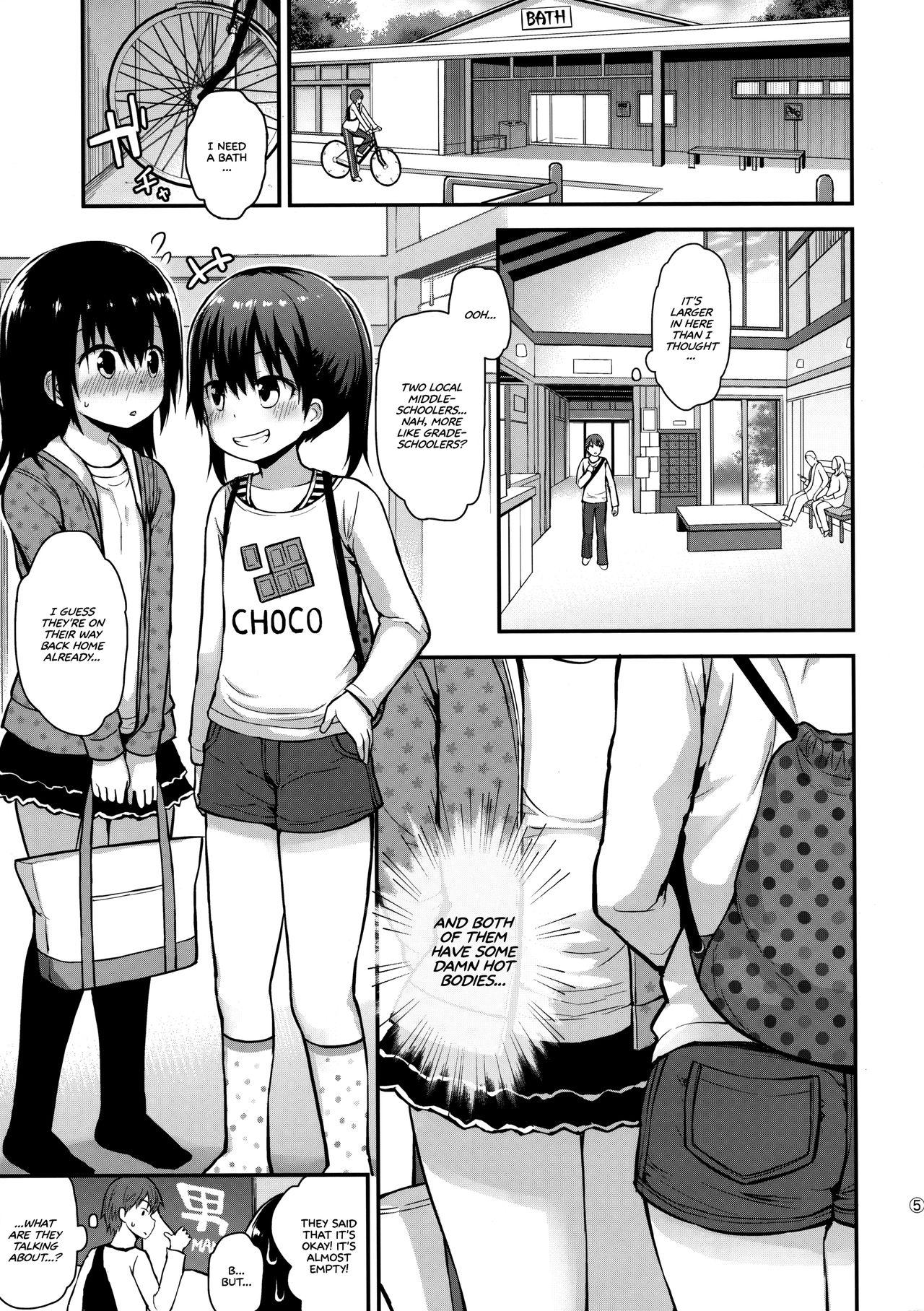 Awesome Onnanoko datte Otokoyu ni Hairitai | They may just be little girls, but they still want to enter the men's bath! - Original Ex Girlfriend - Page 4