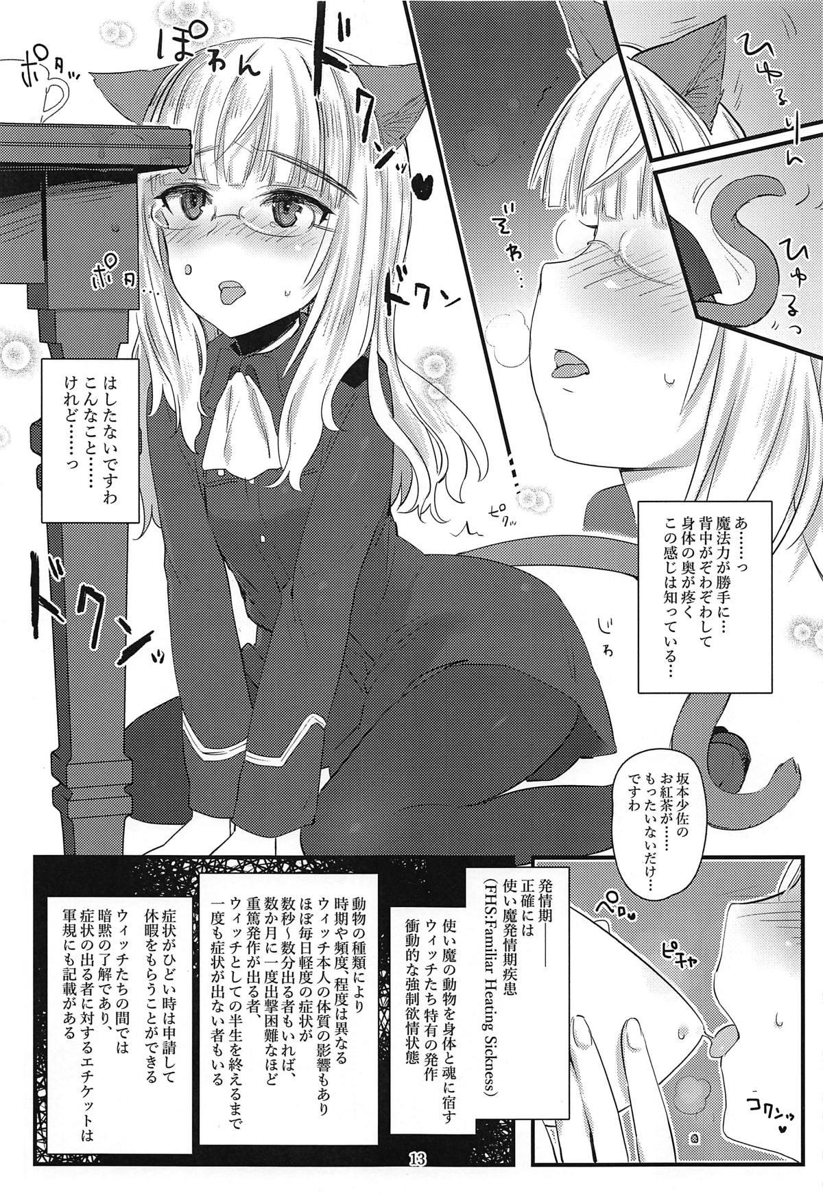 Small Tits Perrine-san to Tsukue no Kado - Strike witches Monster Dick - Page 12