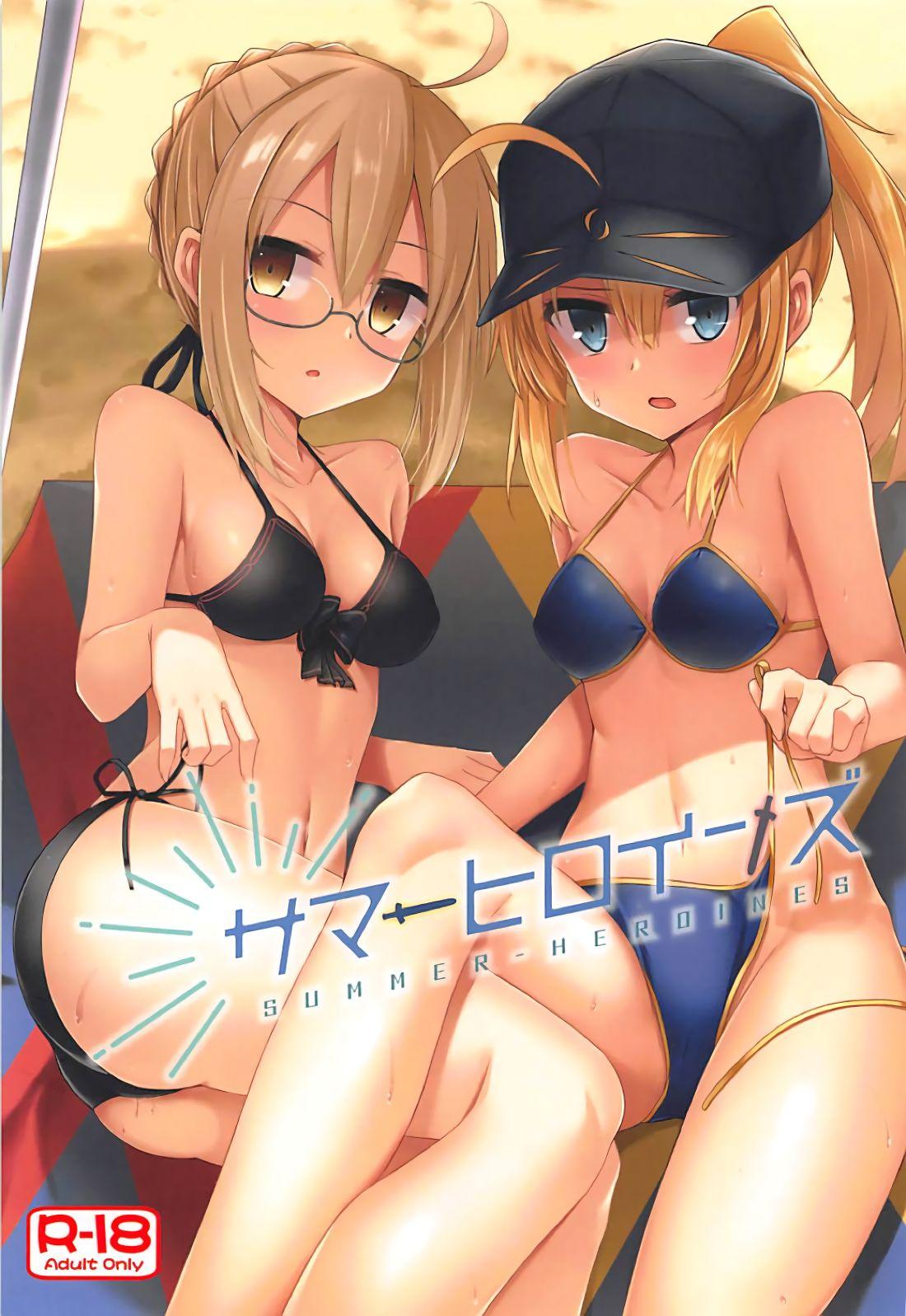 Mediumtits Summer Heroines - Fate grand order Free Porn Amateur - Picture 1