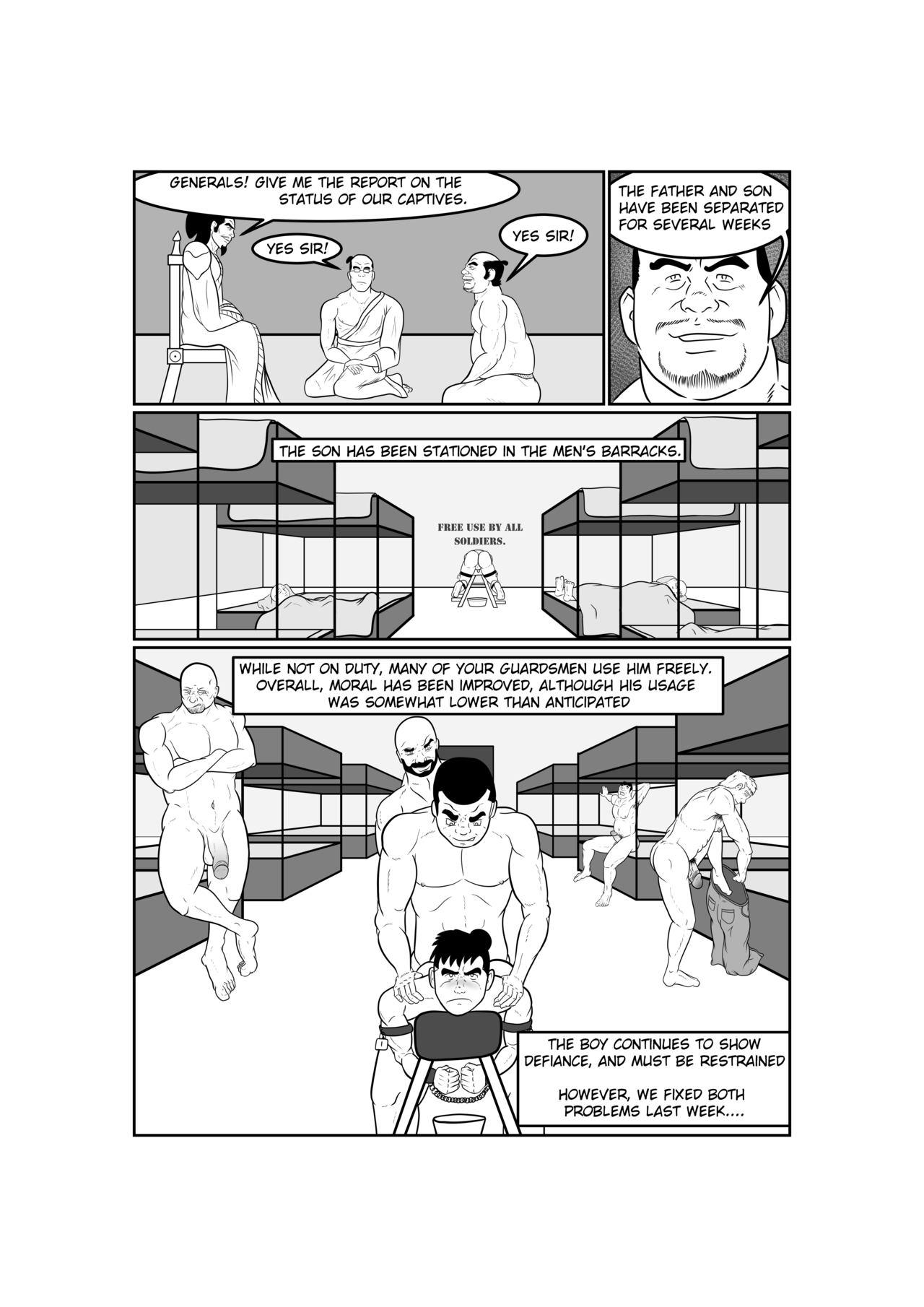 Brunettes Father and Son in Hell - Unauthorized Fan Comic - Original Tesao - Page 2