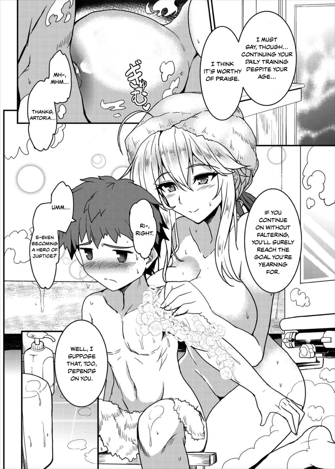 Double Blowjob Tonari no Chichi Ou-sama - Fate grand order 4some - Page 8