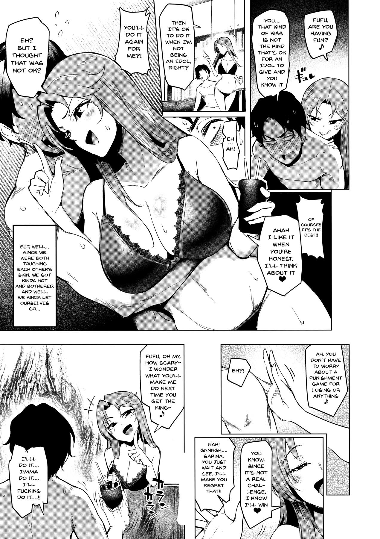Masturbate vs. Sarina - The idolmaster Beautiful - Page 10
