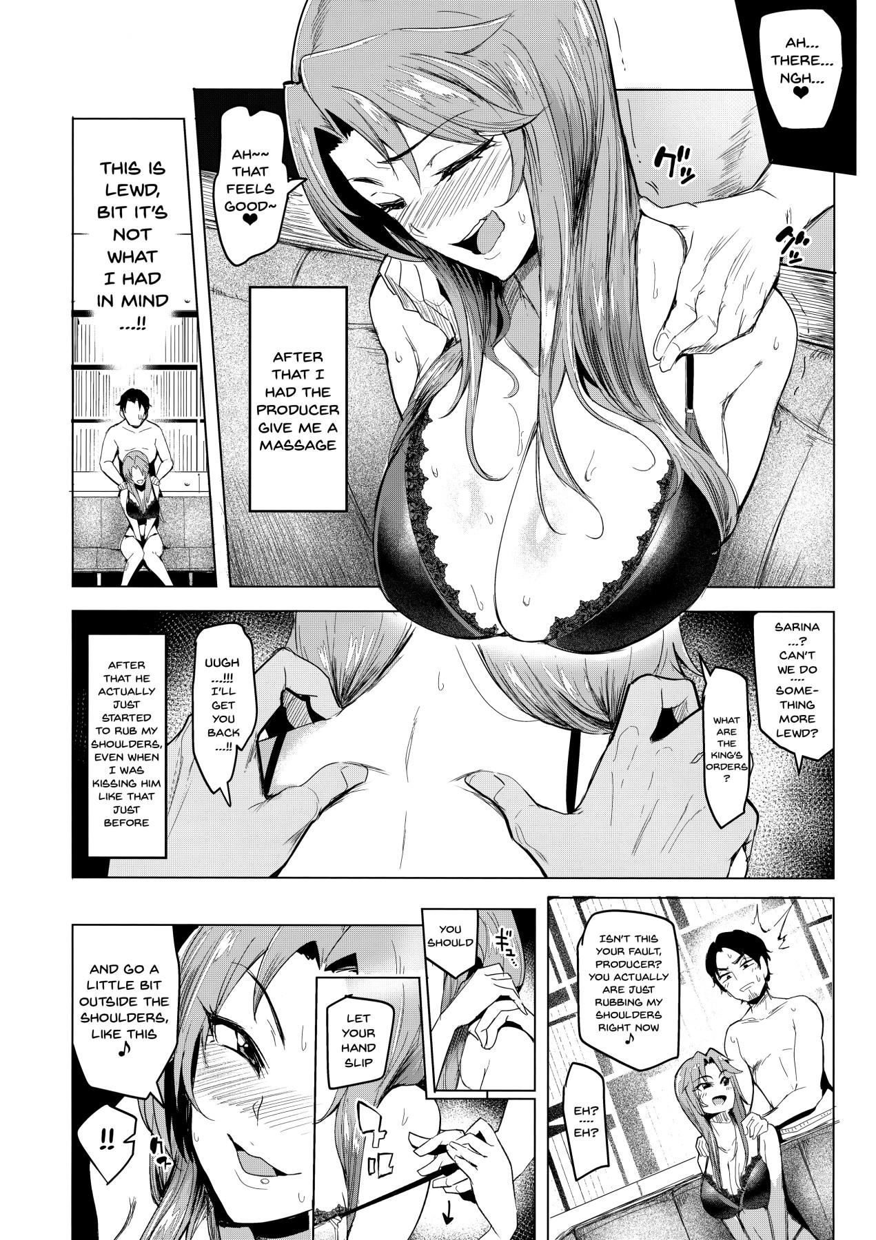 Gay Trimmed vs. Sarina - The idolmaster Reverse Cowgirl - Page 11