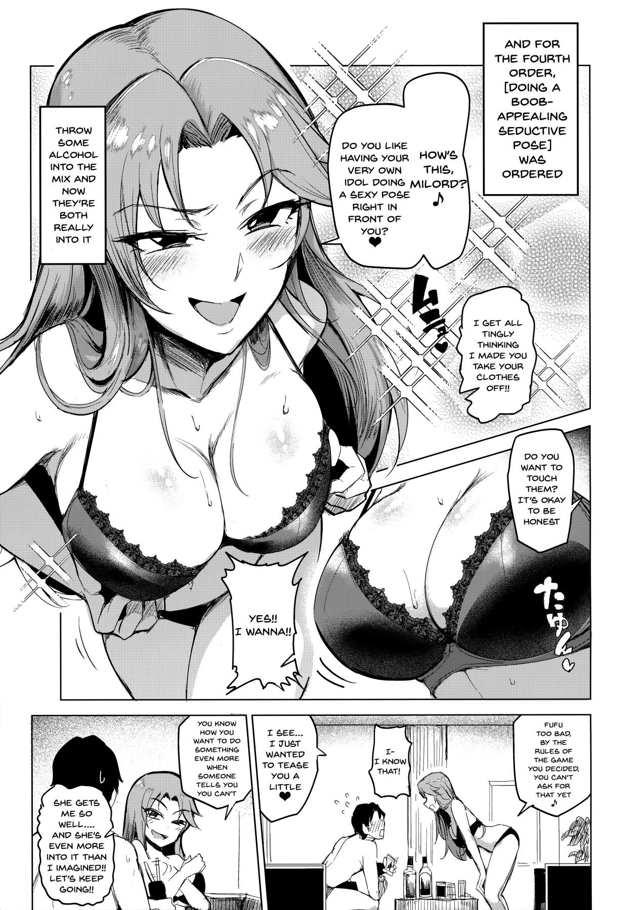 Masturbate vs. Sarina - The idolmaster Beautiful - Page 6