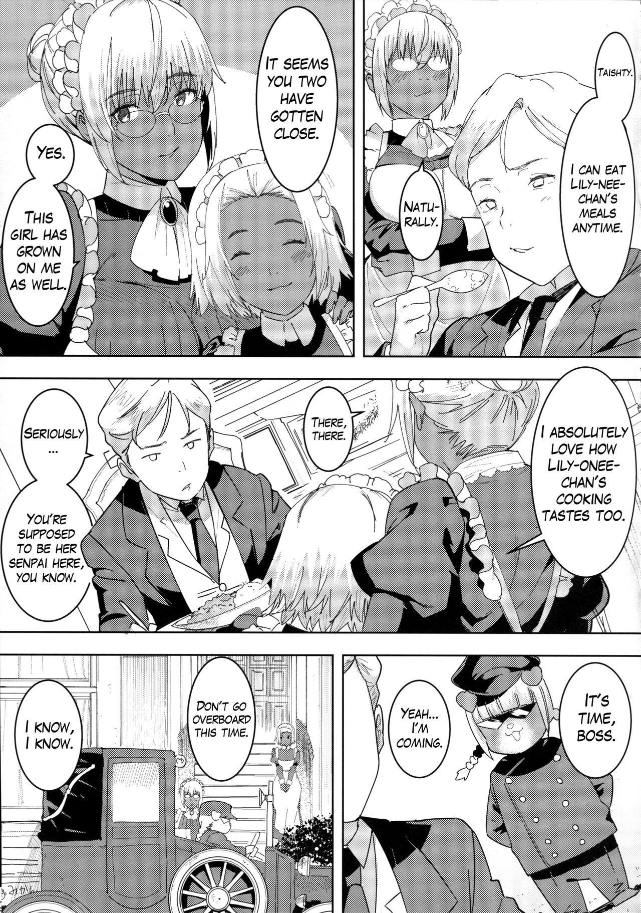 Male Kasshoku Kokumaro Funnyuu Maid Stardust Genius Kanketsuhen - Original Public Sex - Page 4