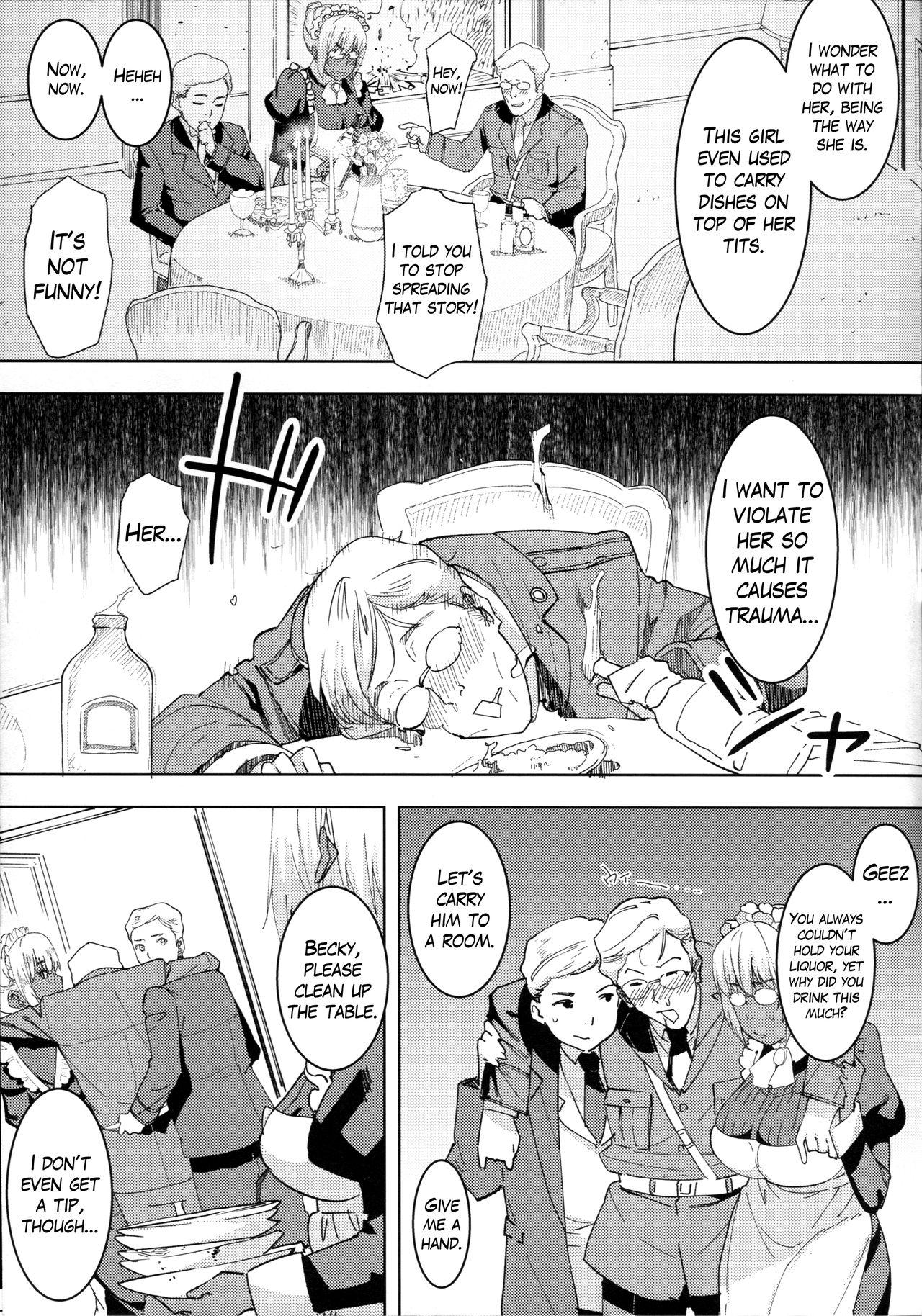 Gay Smoking Kasshoku Kokumaro Funnyuu Maid Stardust Genius Kanketsuhen - Original Cartoon - Page 8