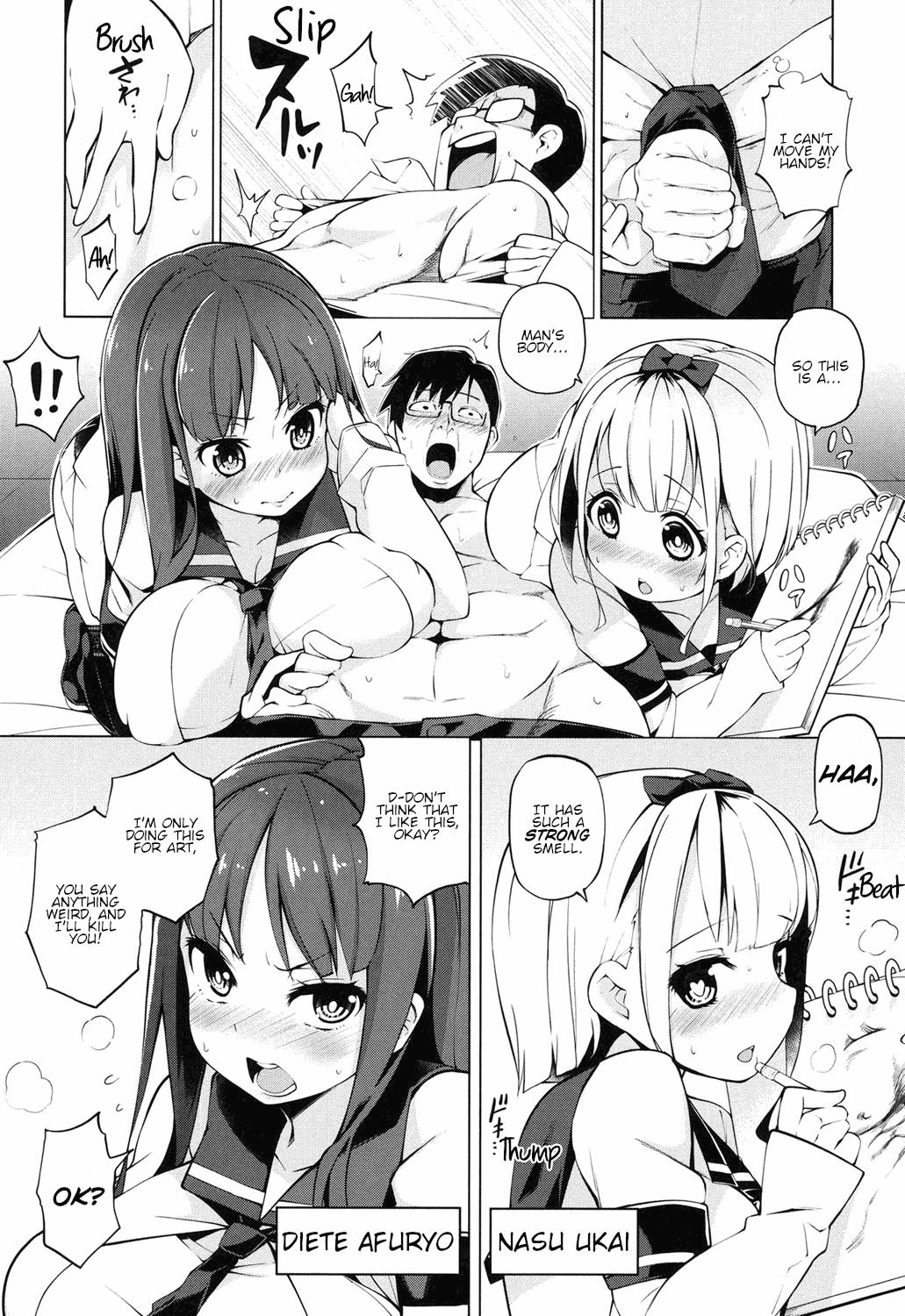 Beurette Ratai Geijutsubu!! | The Nude Art Club!! Ch. 1-5 Fat Ass - Page 4