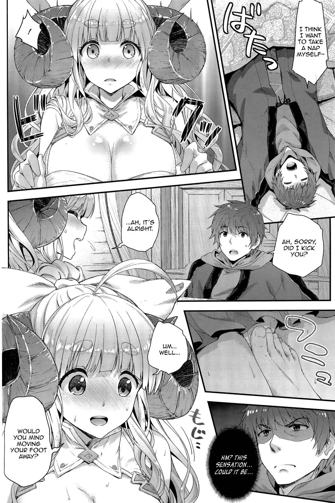 Hugetits Okota de Mofumofu | Fluffing in the Kotatsu - Granblue fantasy Girl Gets Fucked - Page 6