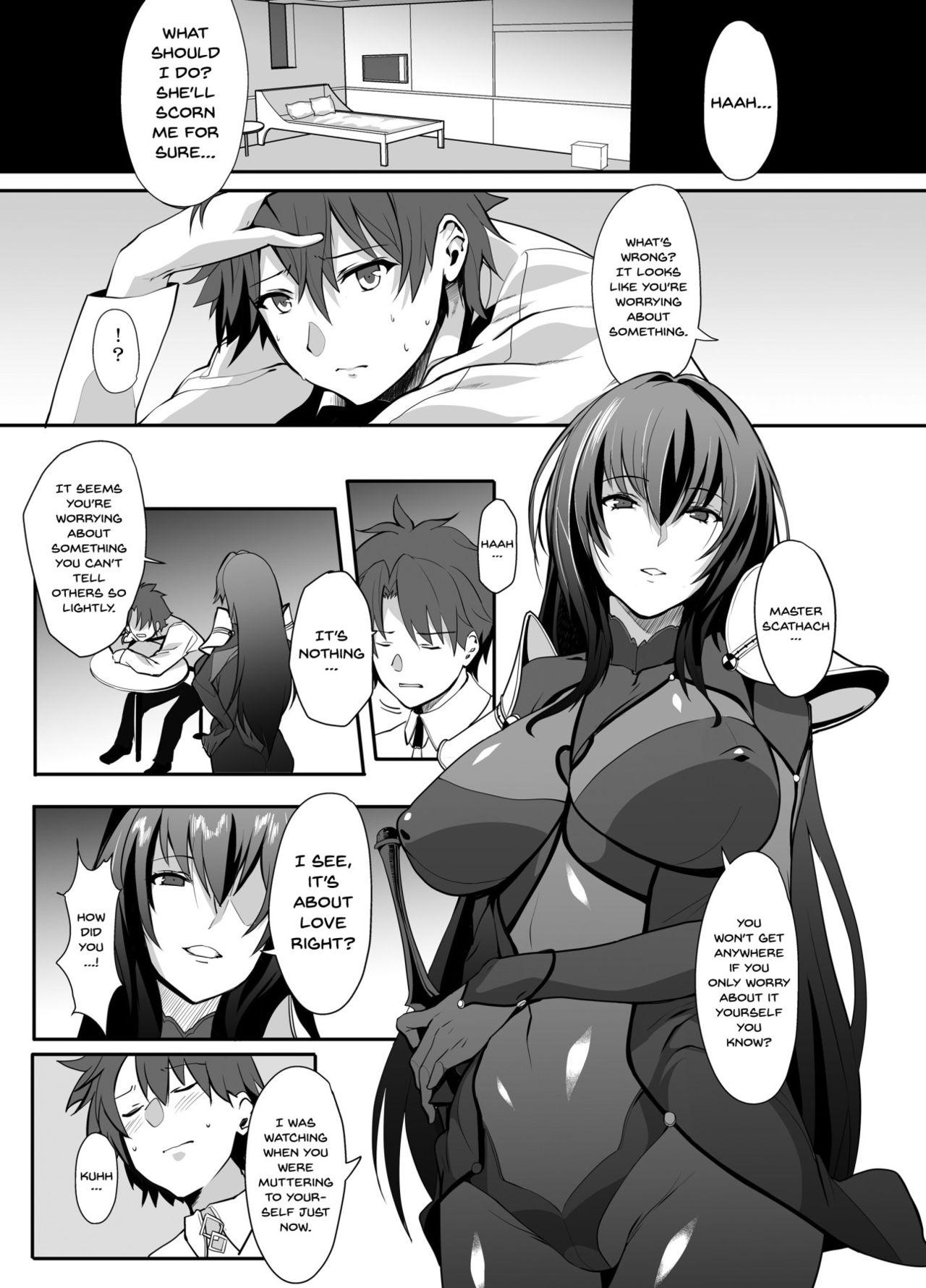 Bareback Scathach Shishou no Dosukebe Lesson | Lewd Lessons With Teacher Scathach - Fate grand order Brunettes - Page 2