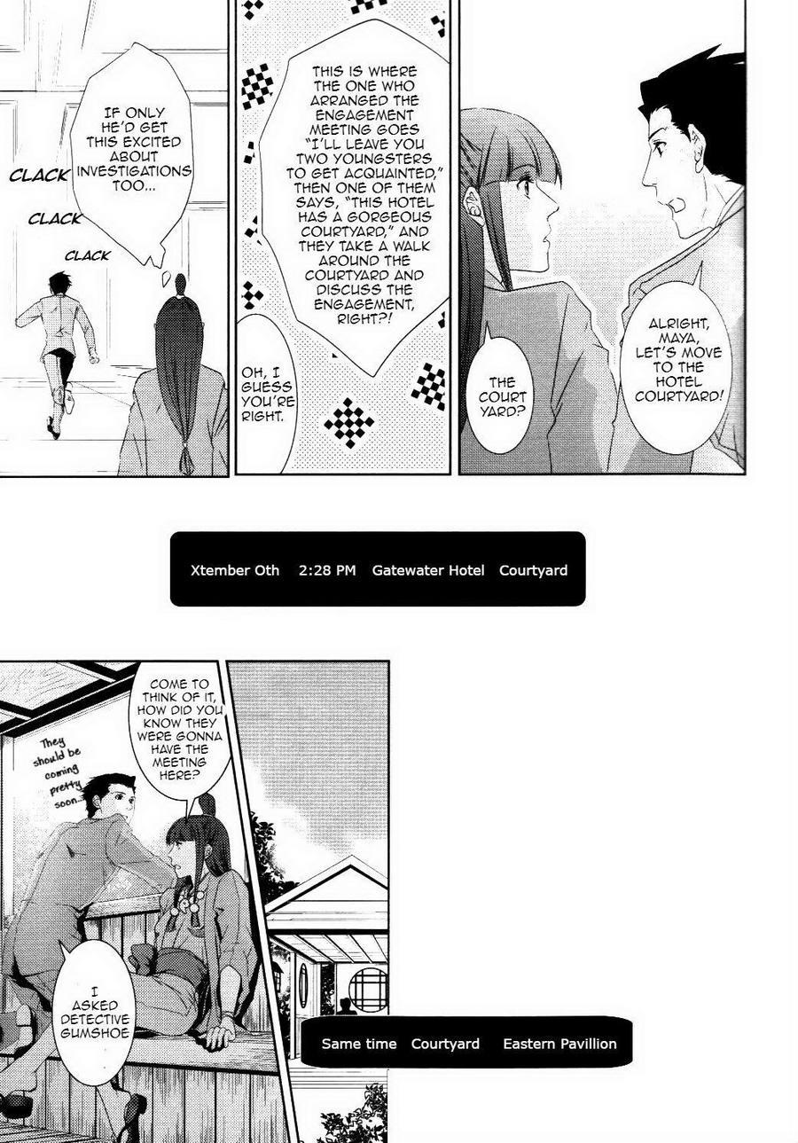 Private Sex Honjitsu wa Ohigara mo Yoku. - Ace attorney Curves - Page 9