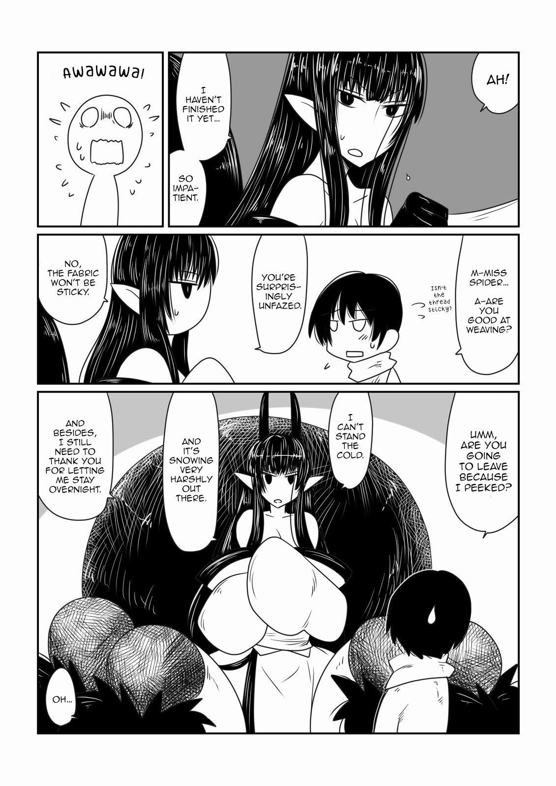 Hot Blow Jobs Kumo Onna-san no Ongaeshi. | The Spider Woman's Repayment. - Original Trap - Page 5