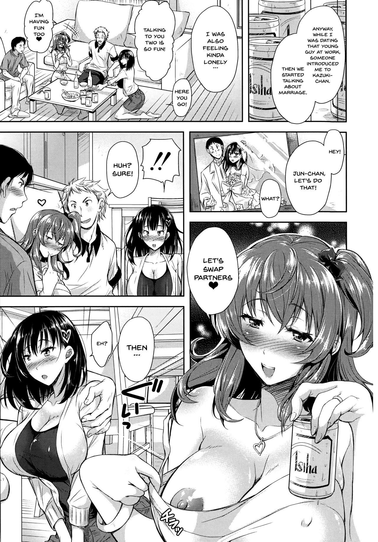 Coeds Yokumakezuma no Sukebegao Ch. 1-3 Family Sex - Page 8