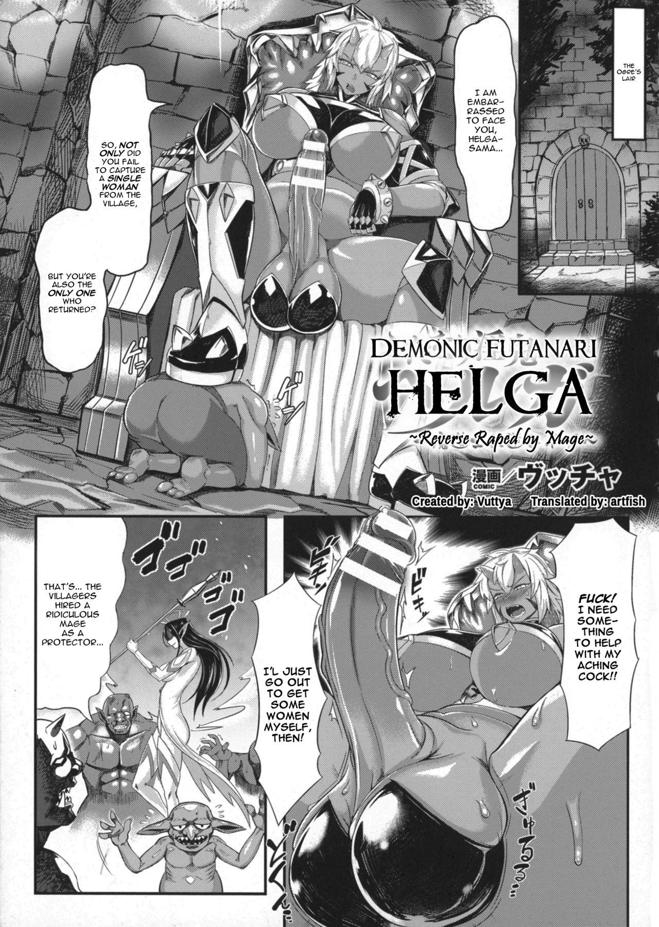 Free Amateur [Vuttya] Futanari Inki Helga ~Madoushi ni Gyaku Rape~ | Demonic Futanari Helga ~ Reverse Raped By Mage ~ (2D Comic Magazine Futanari Musume ni Nakadashi Haramase!) [English] [artfish] Cougar - Page 4