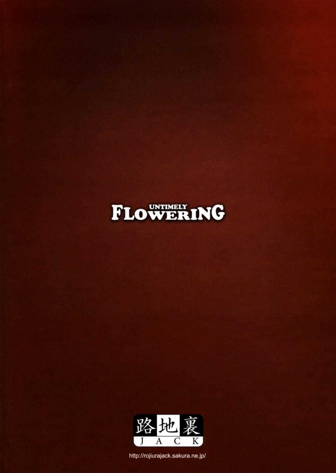 Untimely Flowering 21