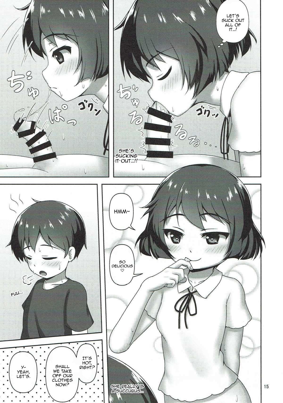 (C92) [Besshun-tei (Arisu Kazumi)] Yuuki-chan ni Shiboritorareru Hon | A book about Yuuki-chan squeezing me dry (Girls und Panzer) [English] [Tabunne Scans] 13