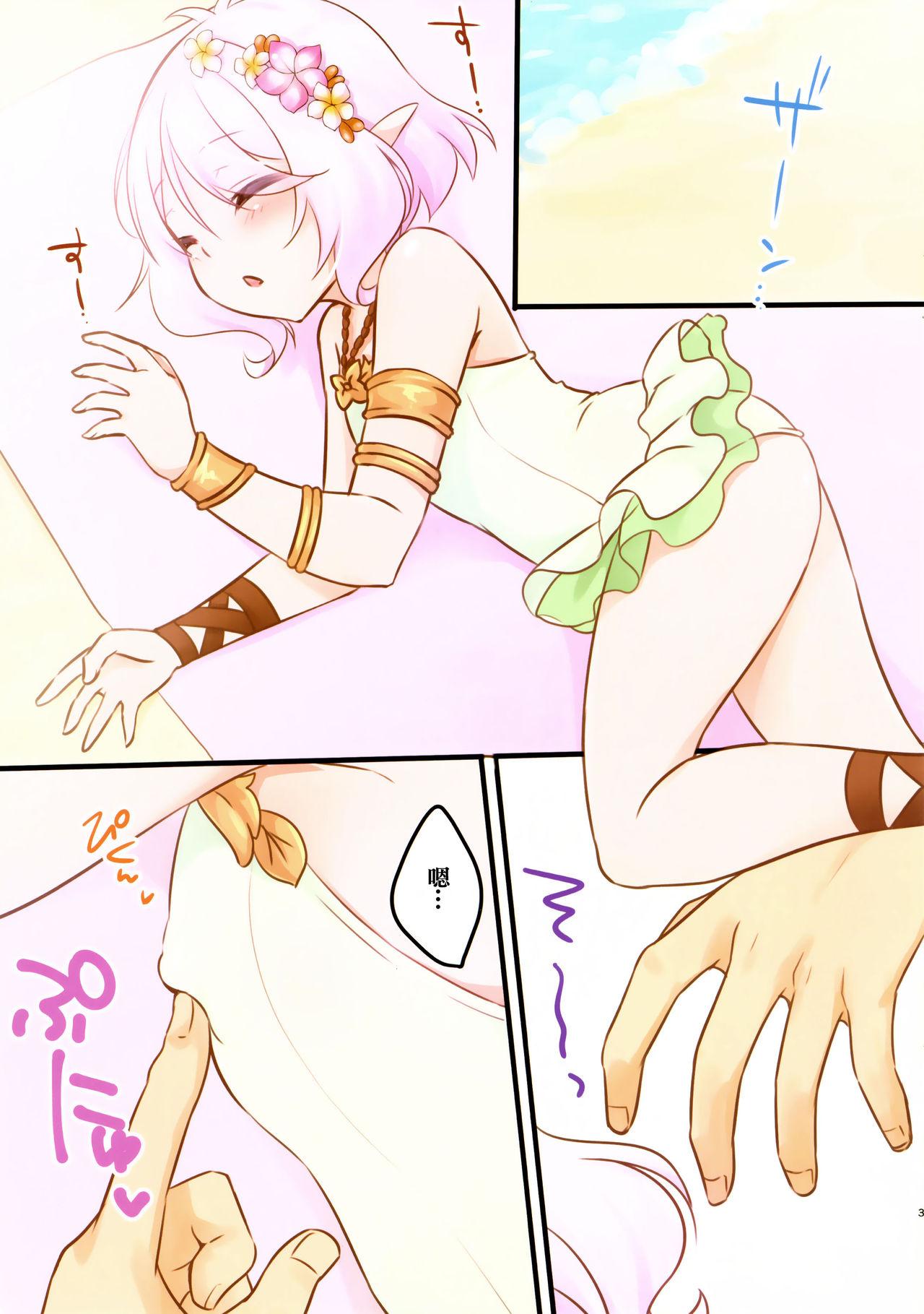 Facesitting Kokkoro-tan to Natsuyasumi - Princess connect Pussy Orgasm - Page 4
