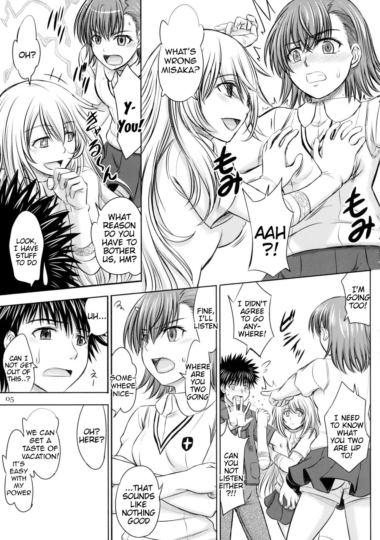 Transsexual Misaka x Misaki - Toaru kagaku no railgun Monster Dick - Page 5