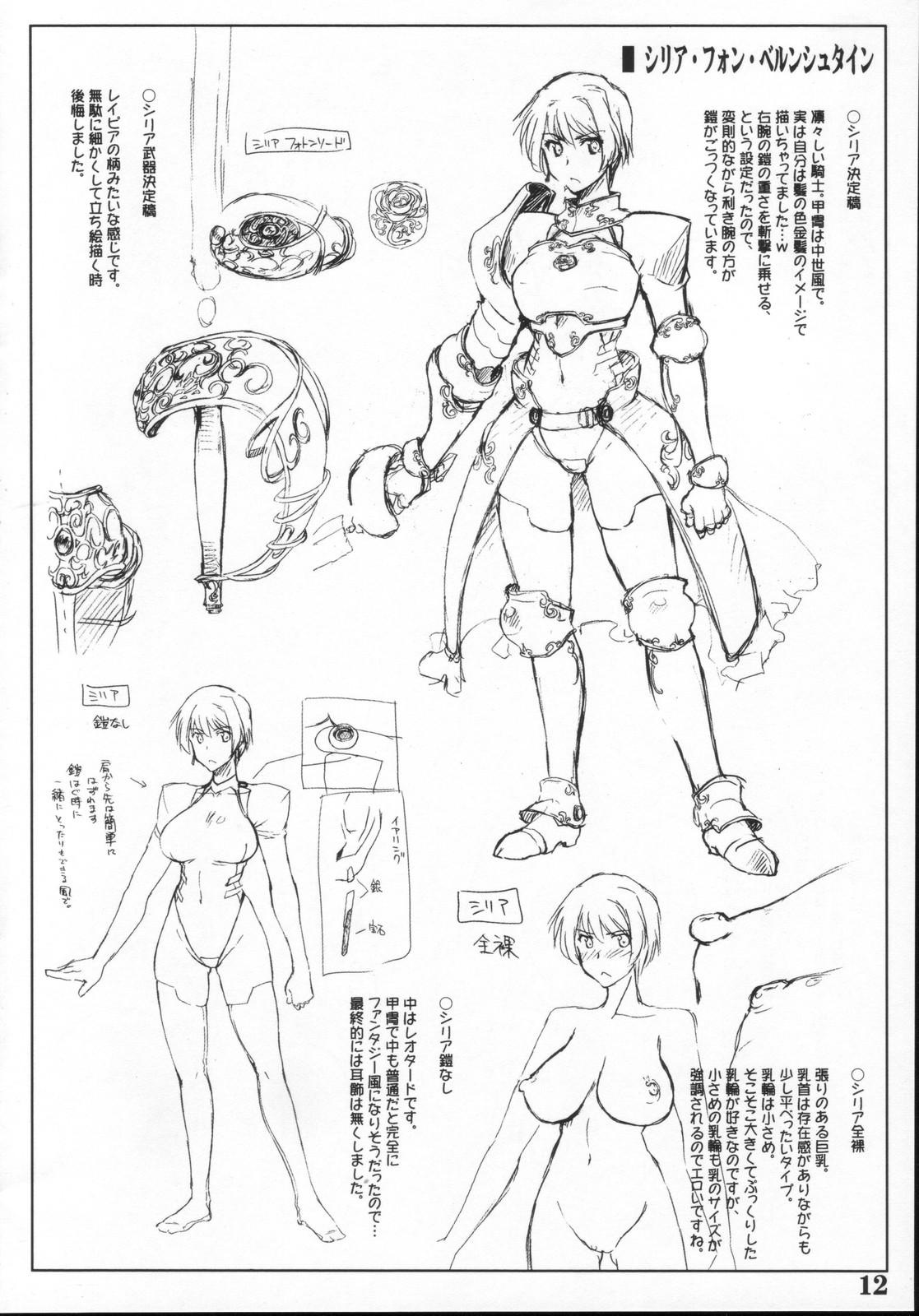 Spandex sumimasen konkai wa uchuu kaizoku na settei shiryou genga shuu desu - Space pirate sara Pool - Page 10