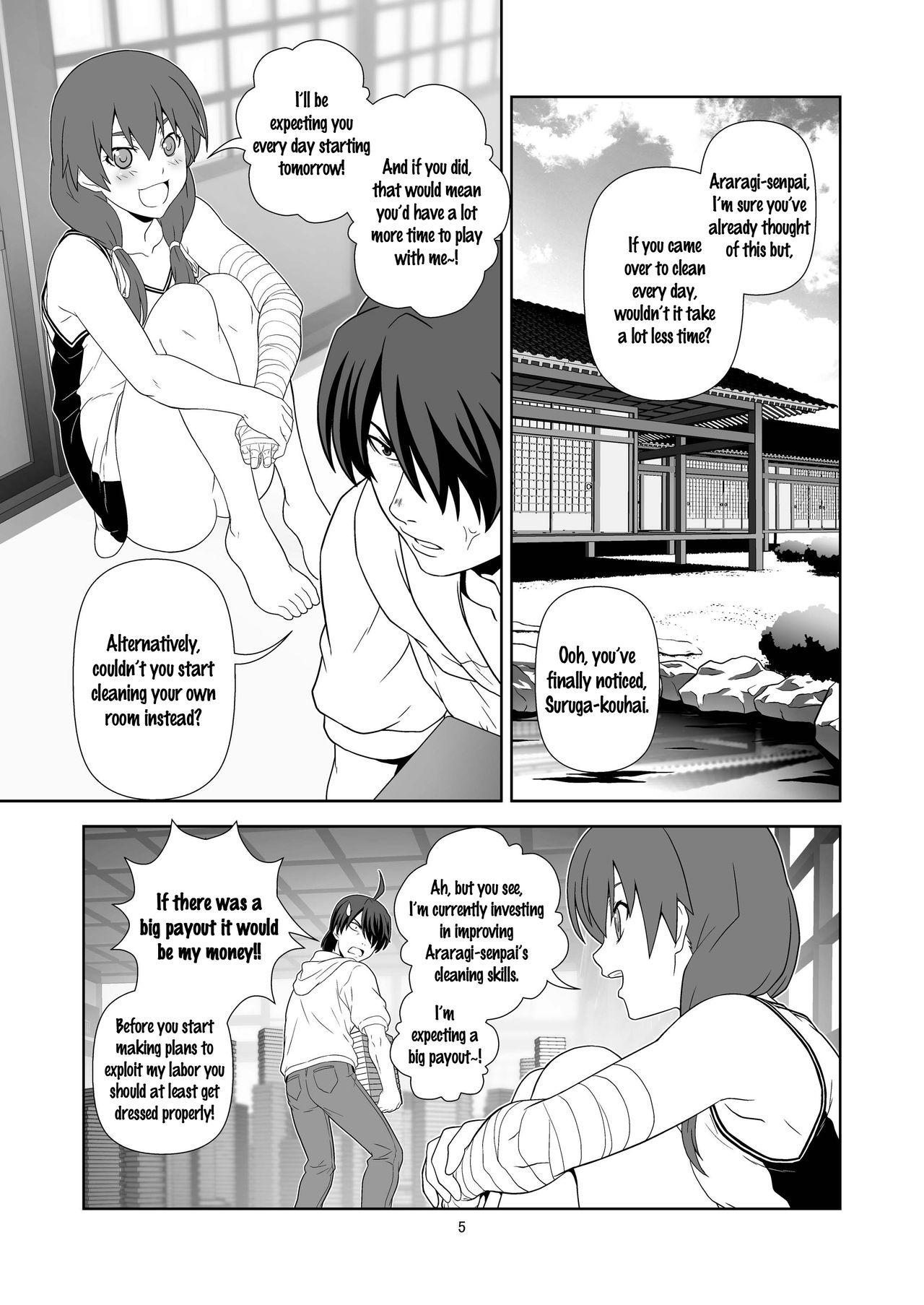 Pornstars Nagamonogatari | Extenstory - Bakemonogatari Gay Largedick - Page 4