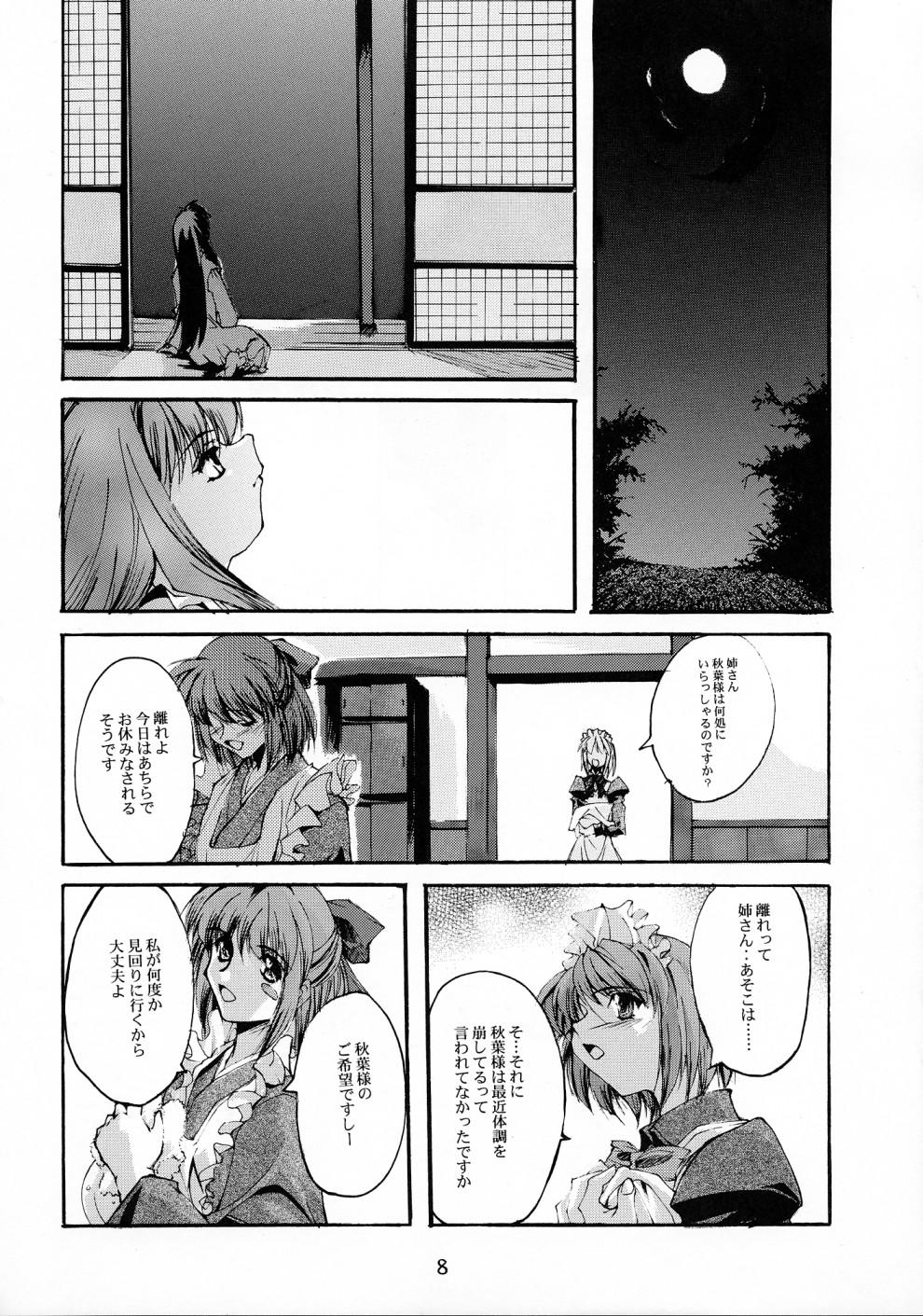 Redhead Gekka Shoujo 2 - Tsukihime Feet - Page 7