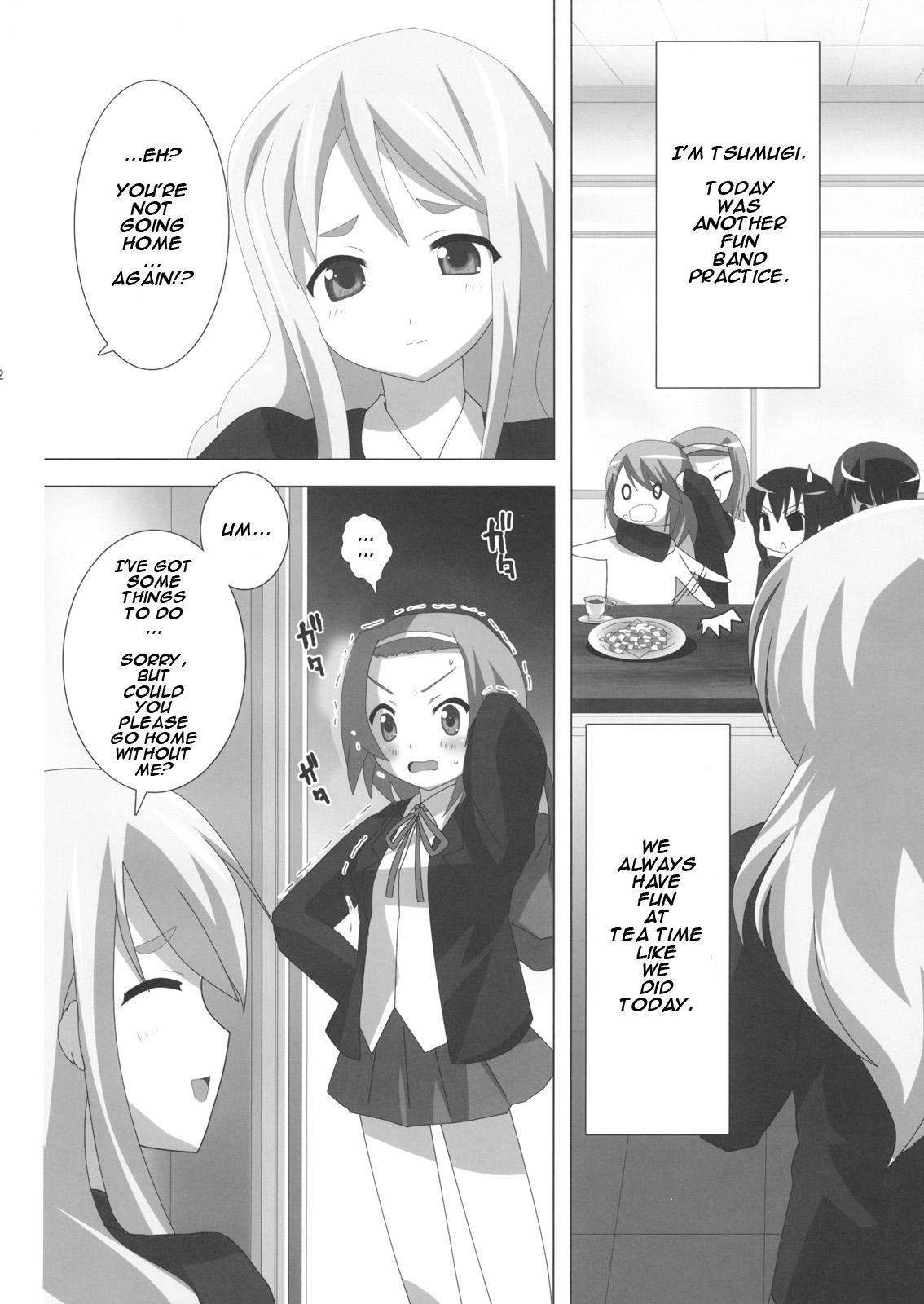 Panocha K-ON Bon 2!? Mio to Azusa - K on Bdsm - Page 3