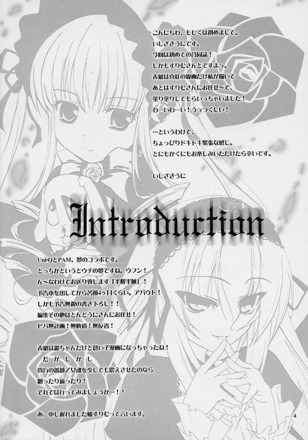 Teenporn Hankaku Hansui - Rozen maiden Gapes Gaping Asshole - Page 3